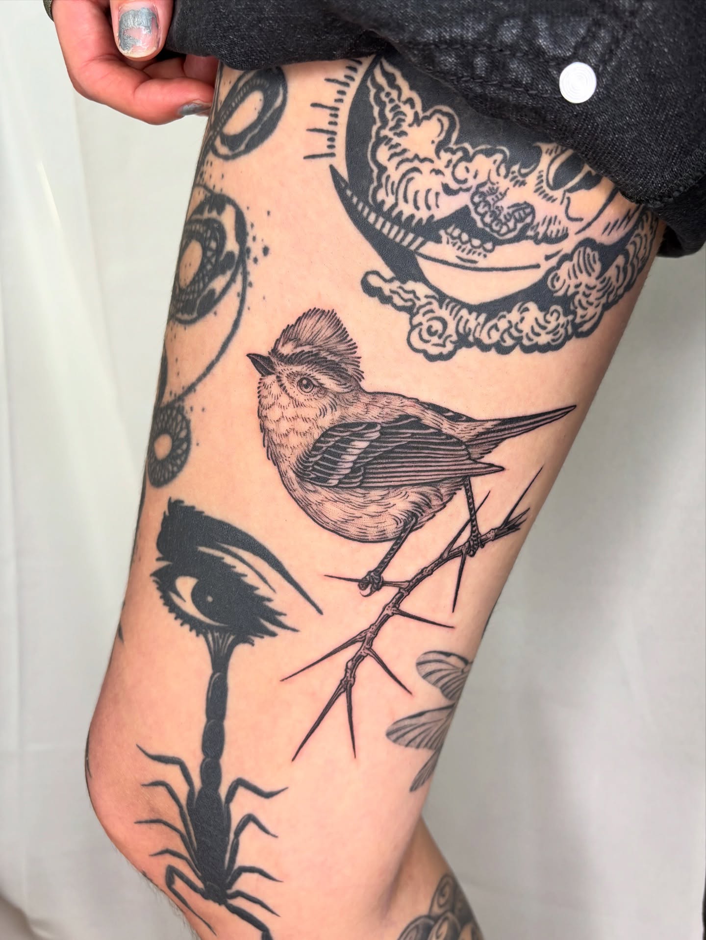 Tattoo by @maggiechotattoo — black_and_grey, realism