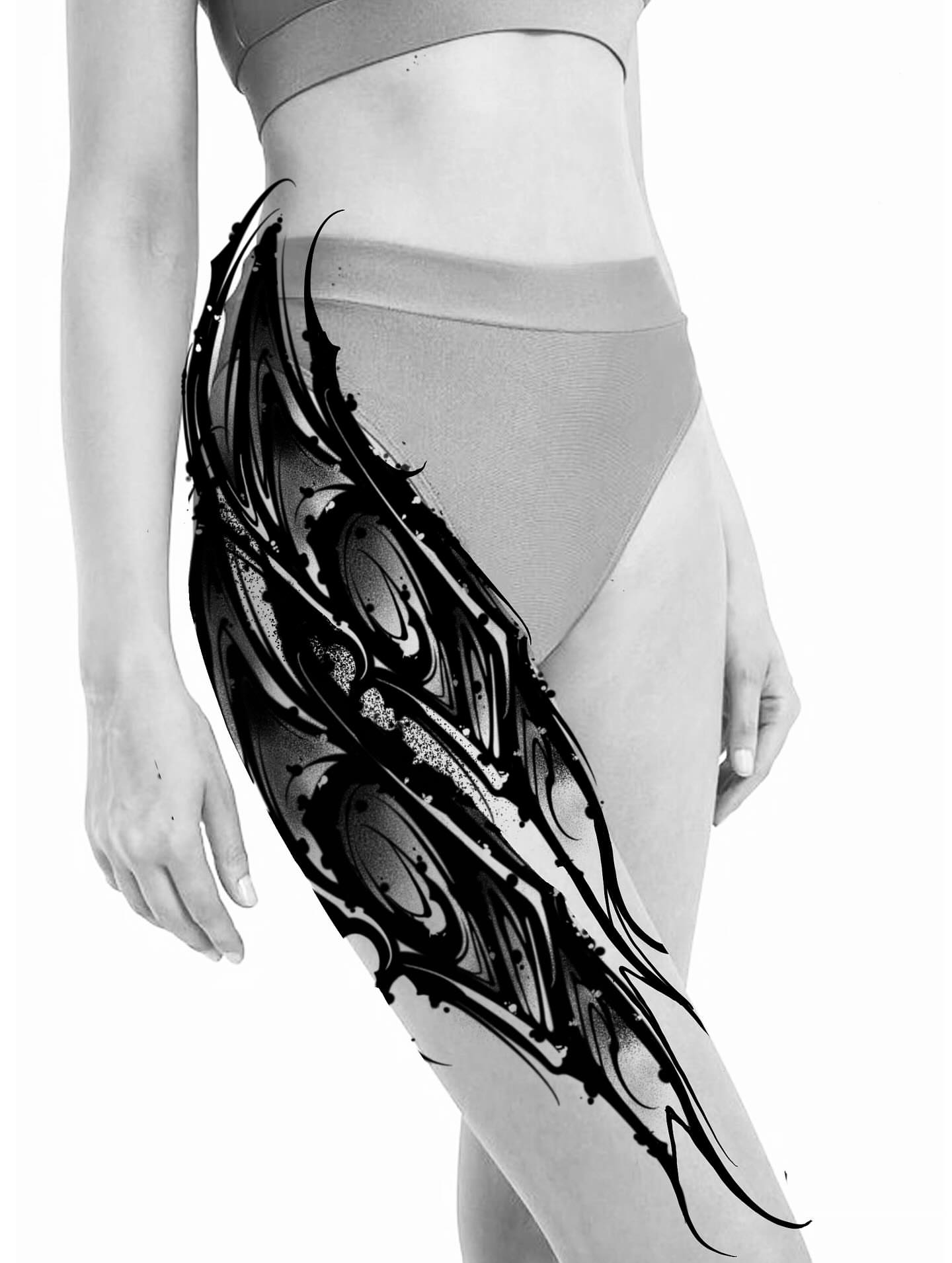 Tattoo by @wilfred_arts — tribal