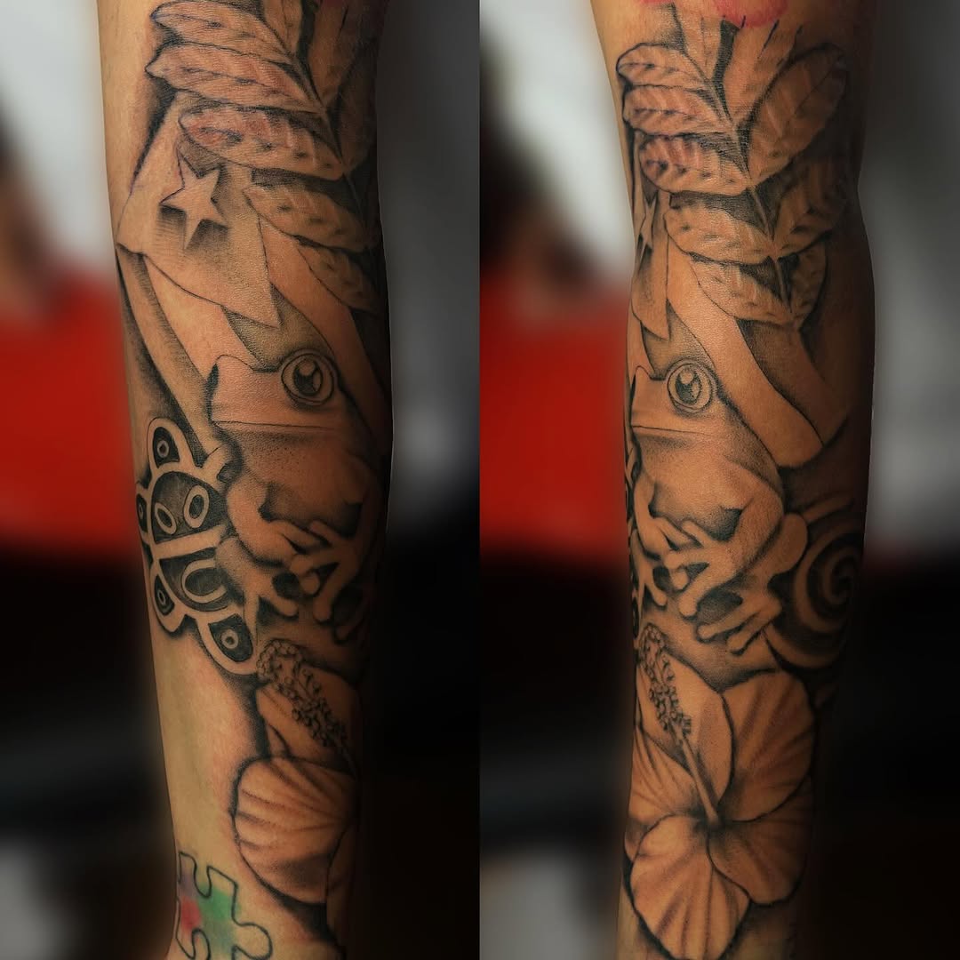 Tattoo by @sageandsintattoo — realism, black_and_grey
