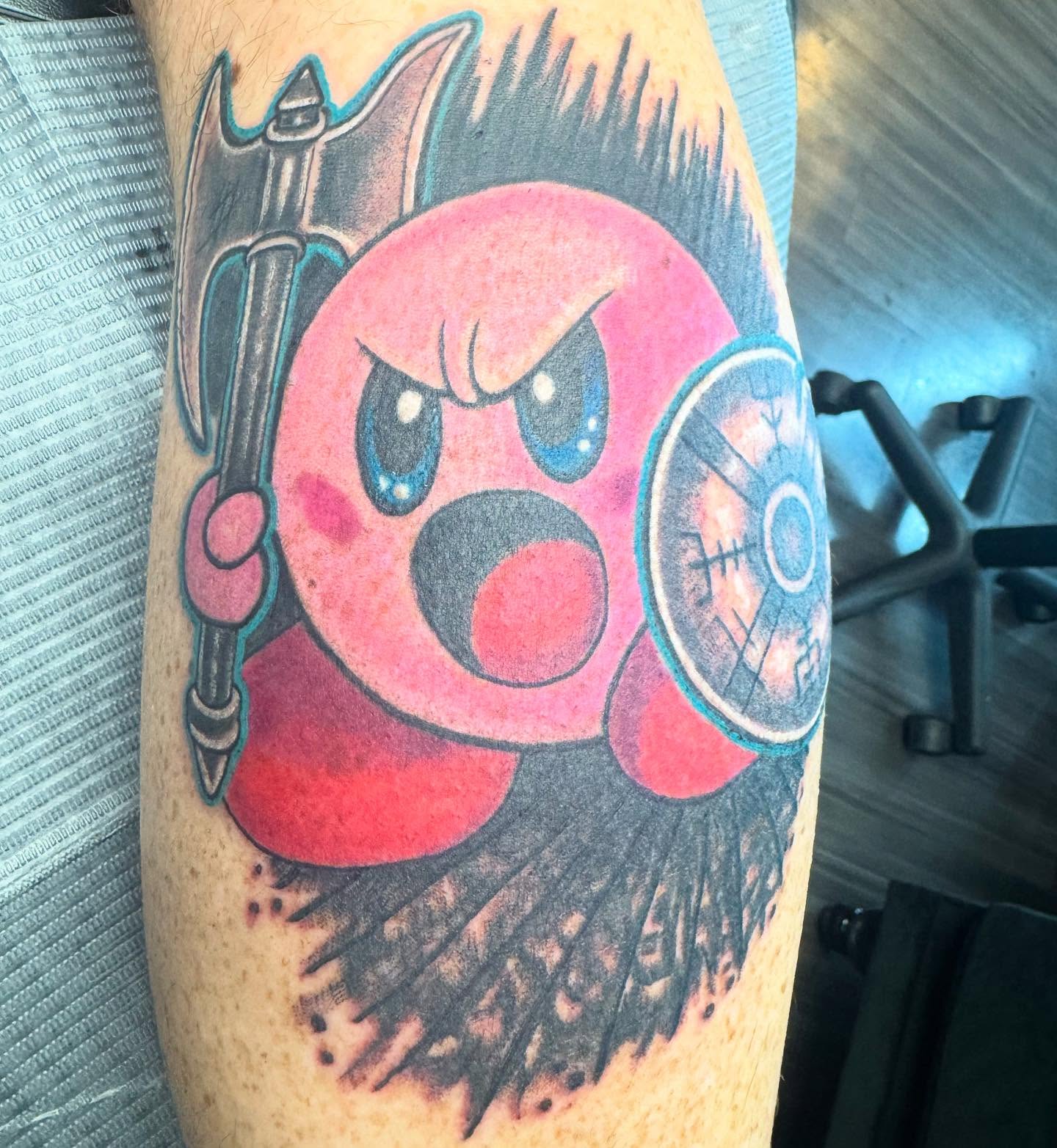 Tattoo by @shabby_beatnik — anime
