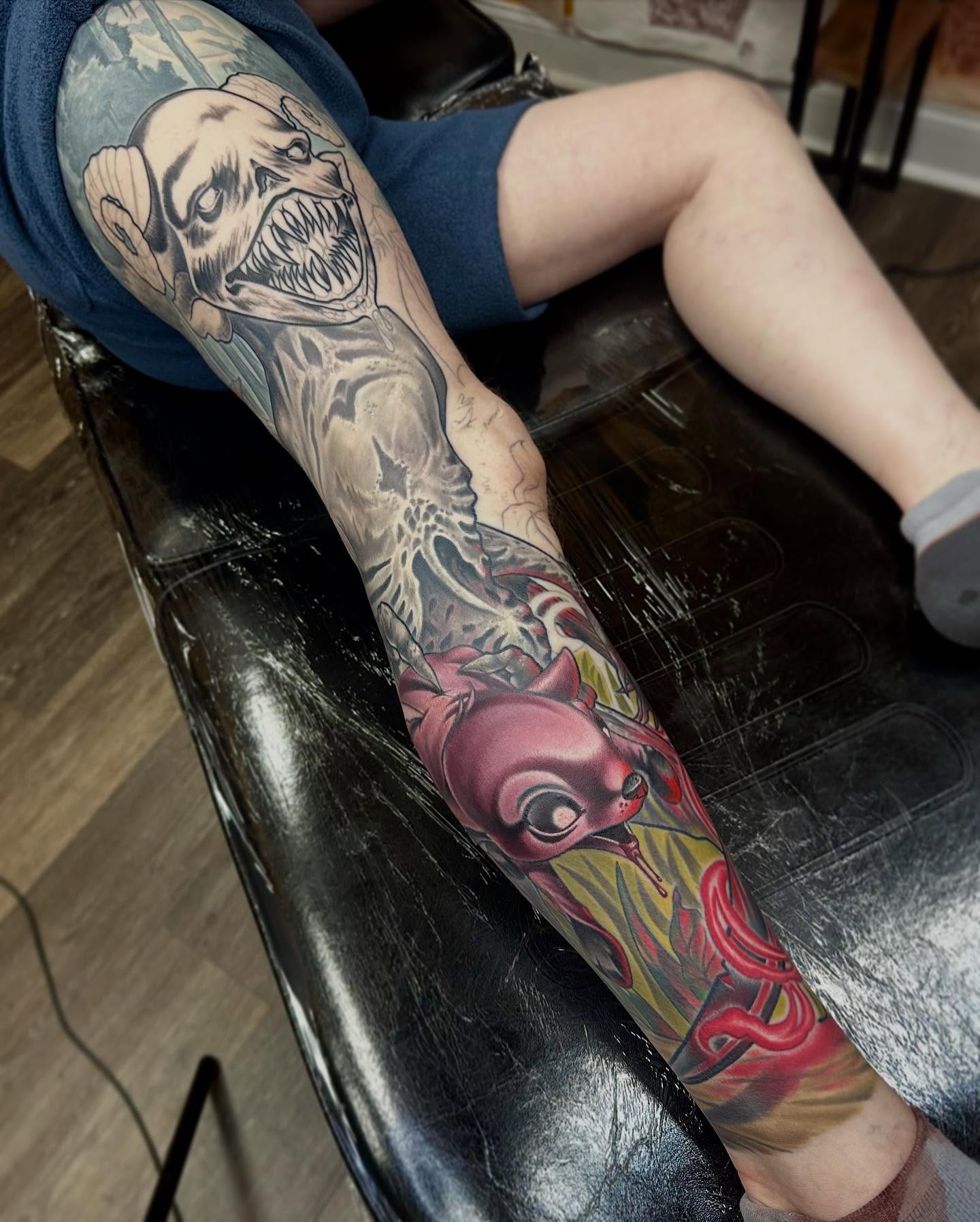 Tattoo by @parrychotipradit — american_traditional, dark_realism