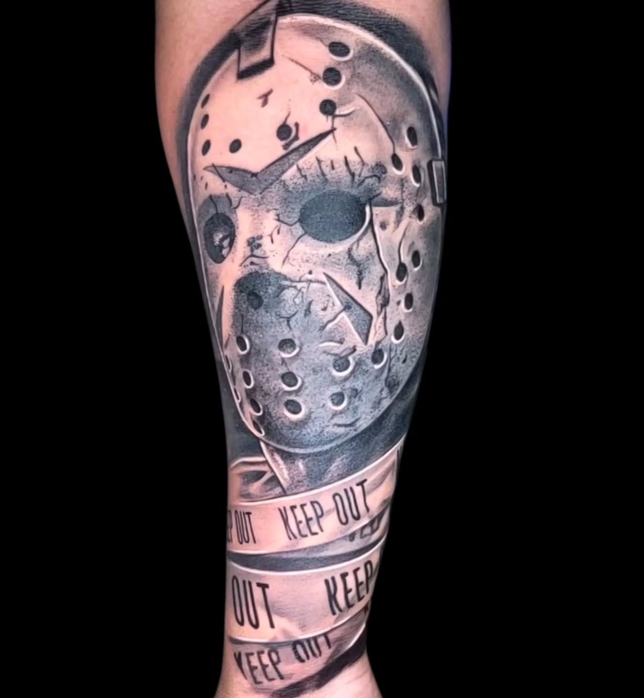Tattoo by @bigcdotatts — black_and_grey, realism