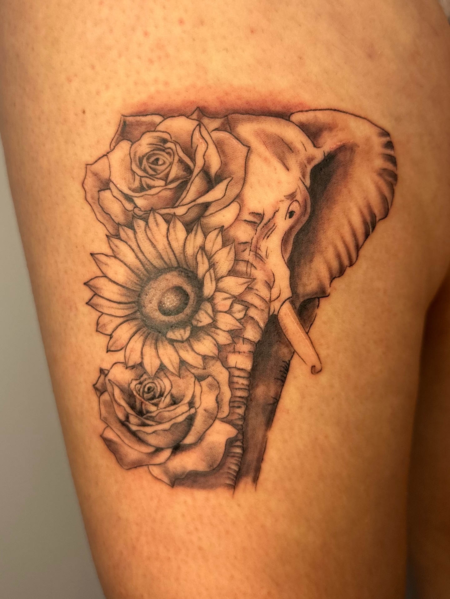 Tattoo by @inkedbyneet — black_and_grey, realism