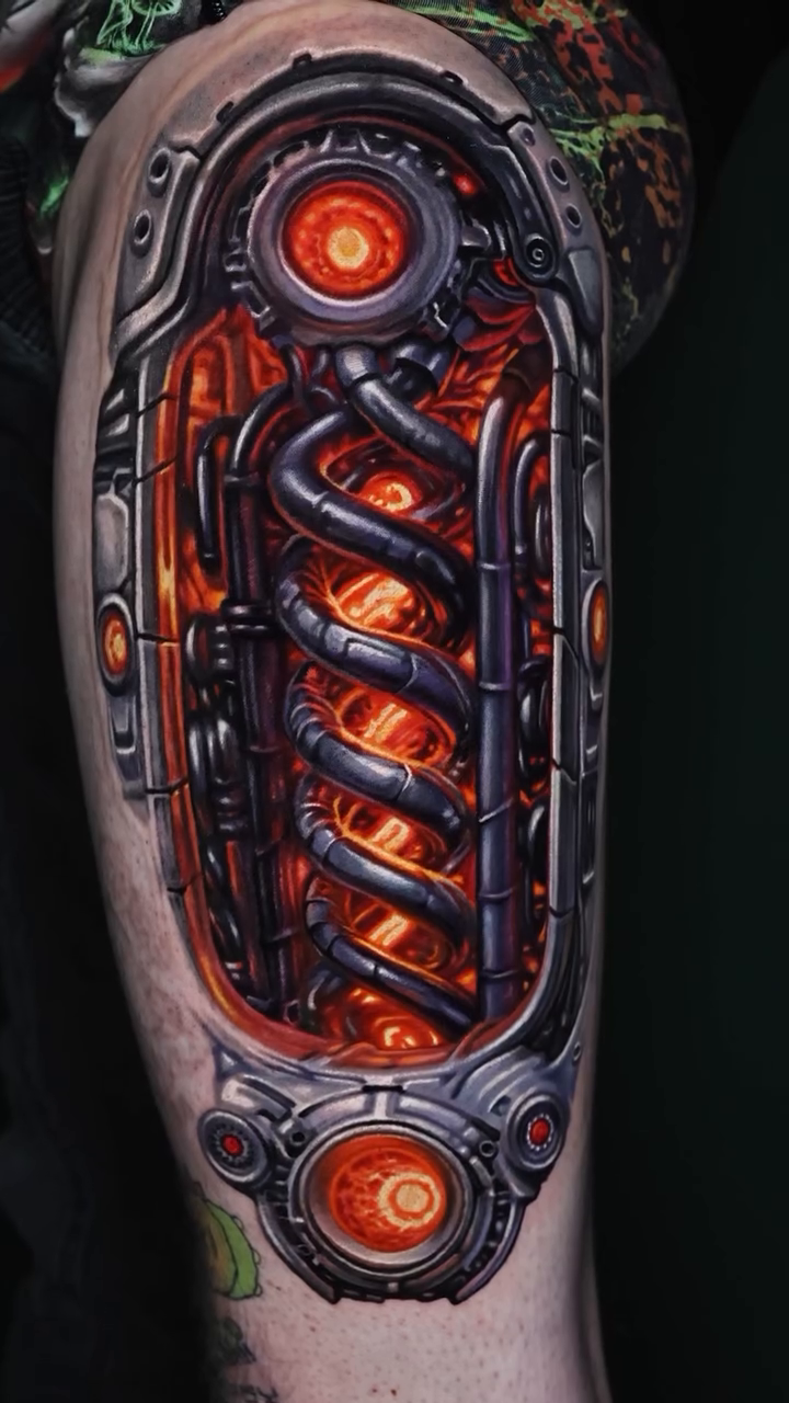 Tattoo by @javi_tattooedtheory — realism, dark_realism