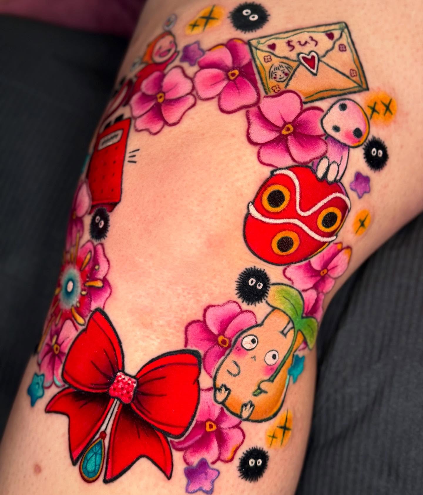 Tattoo by @briannadicksonart — new_school, anime