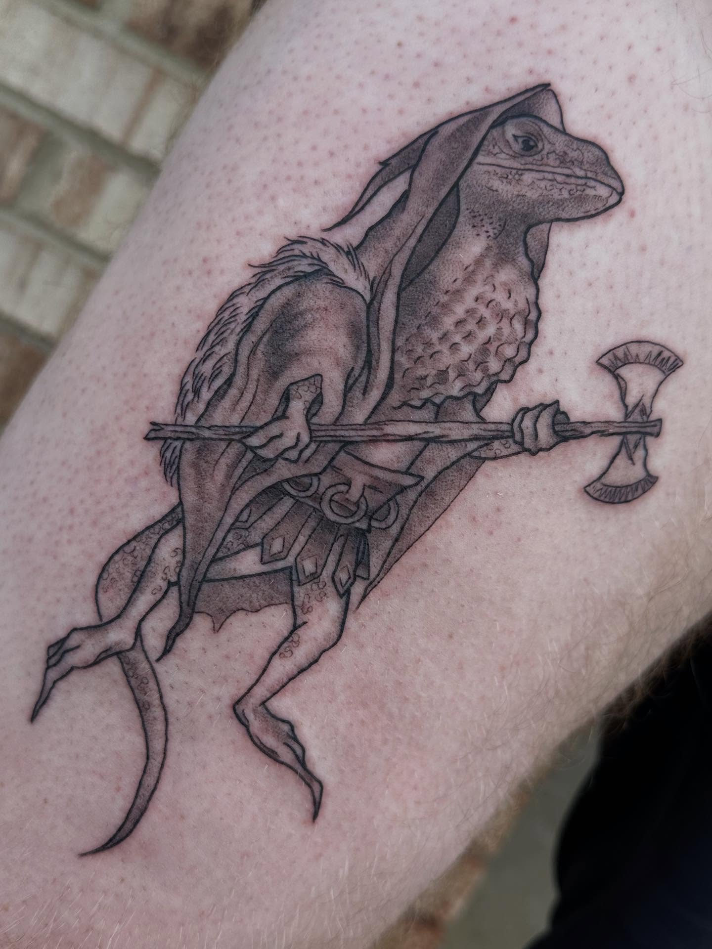 Tattoo by @hunterdoestattoos β black_and_grey, realism