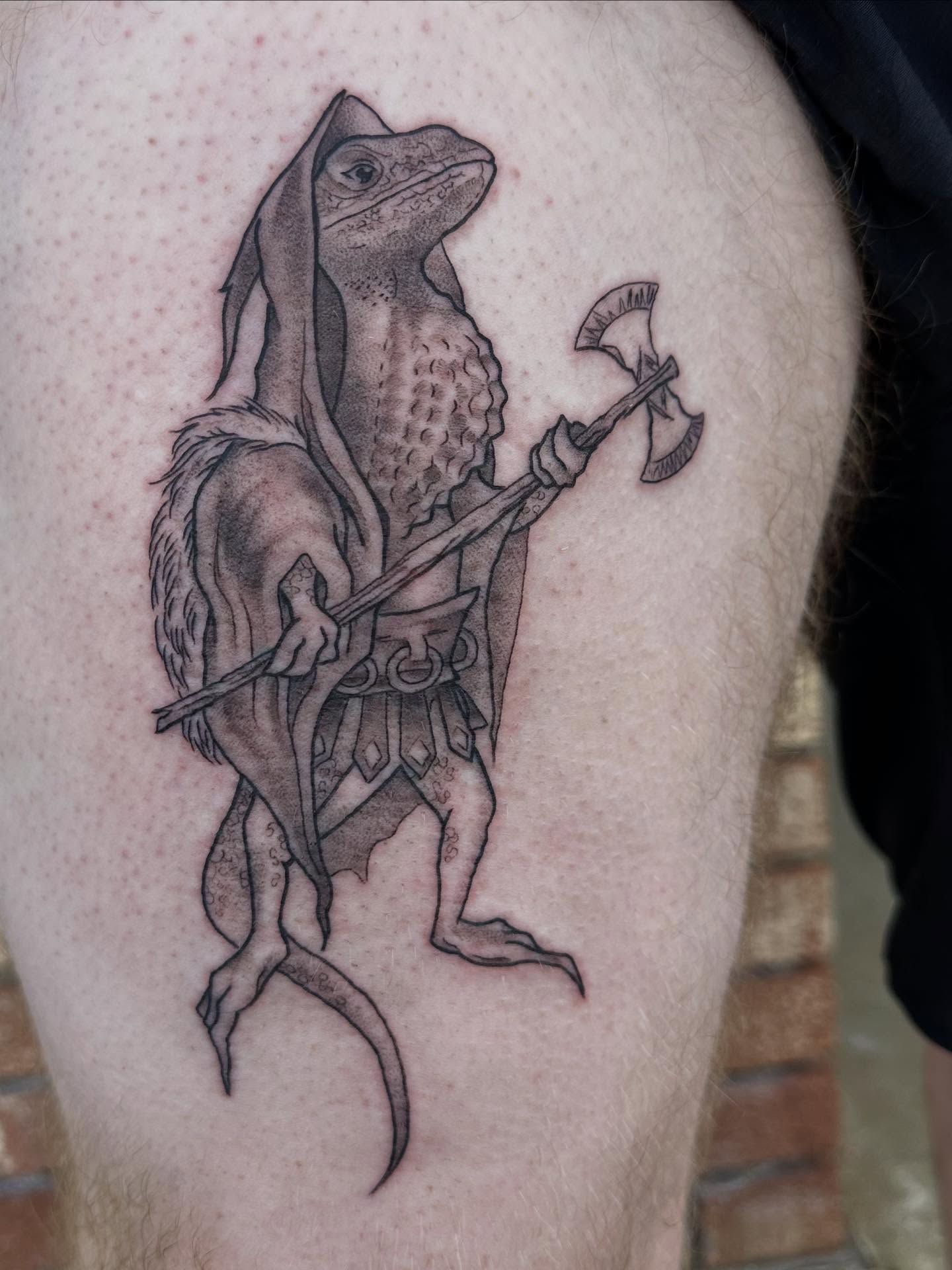 Tattoo by @hunterdoestattoos β black_and_grey, realism