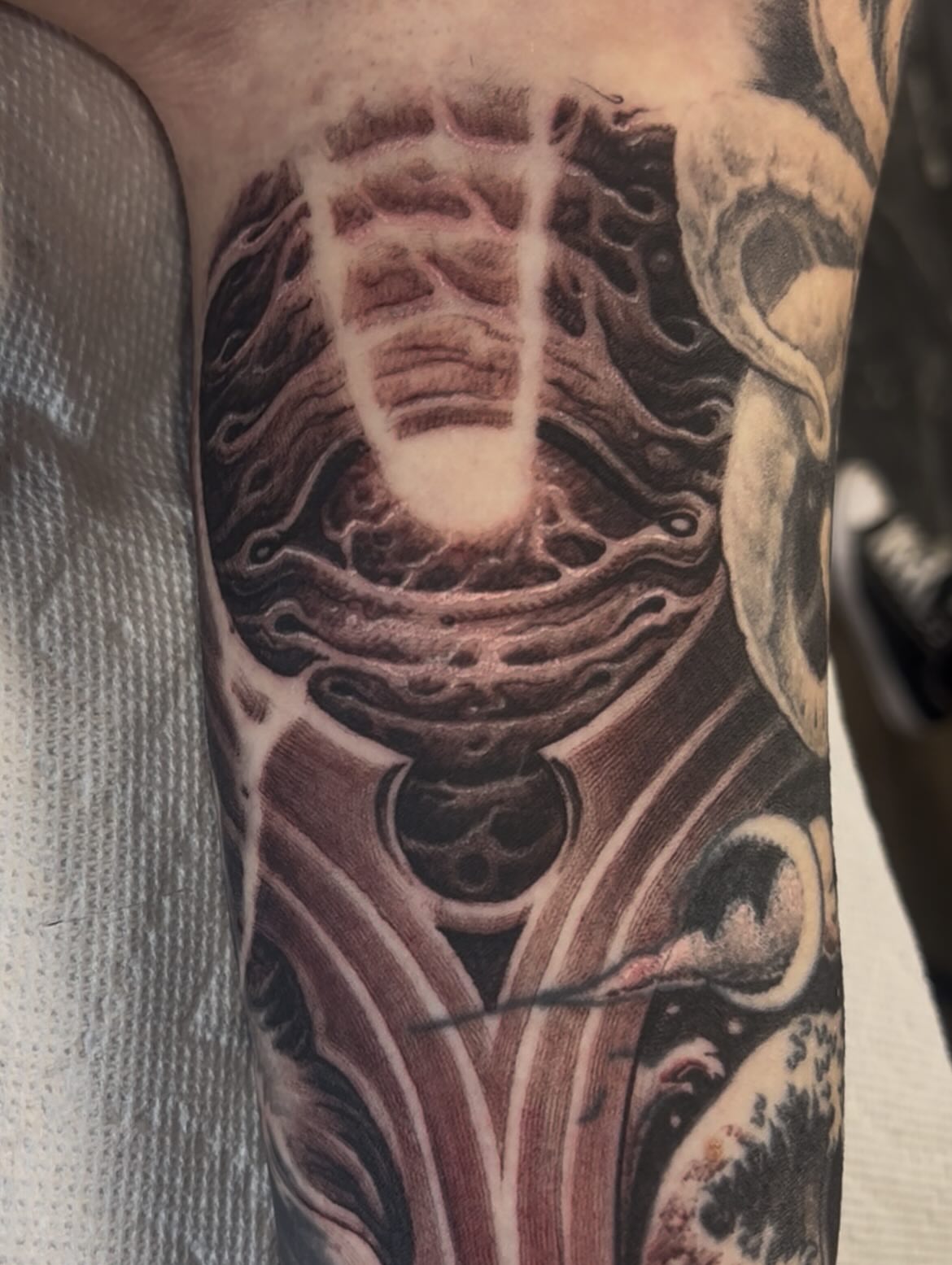 Tattoo by @kid.mek — realism, dark_realism