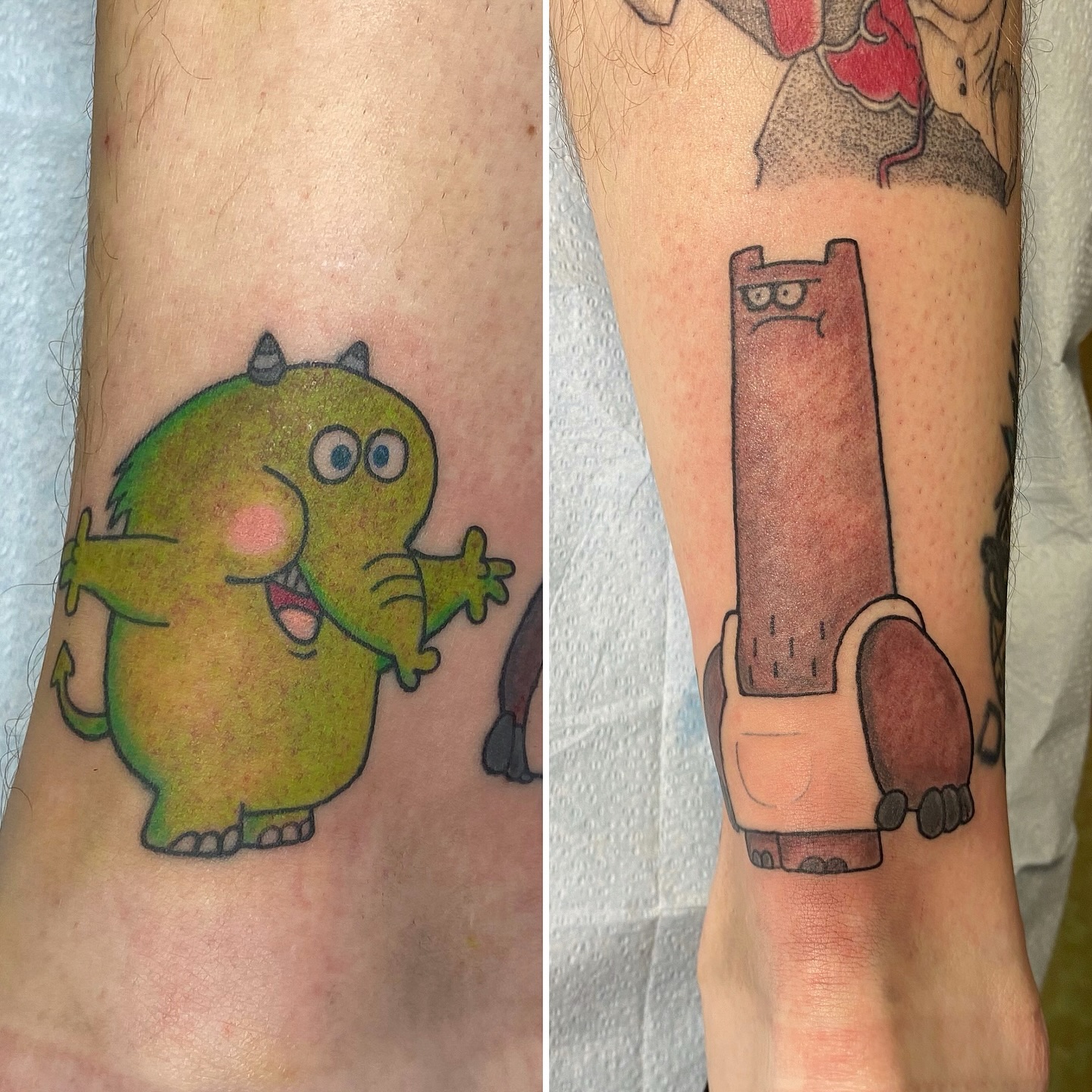 Tattoo by @unluckymoon โ new_school, anime