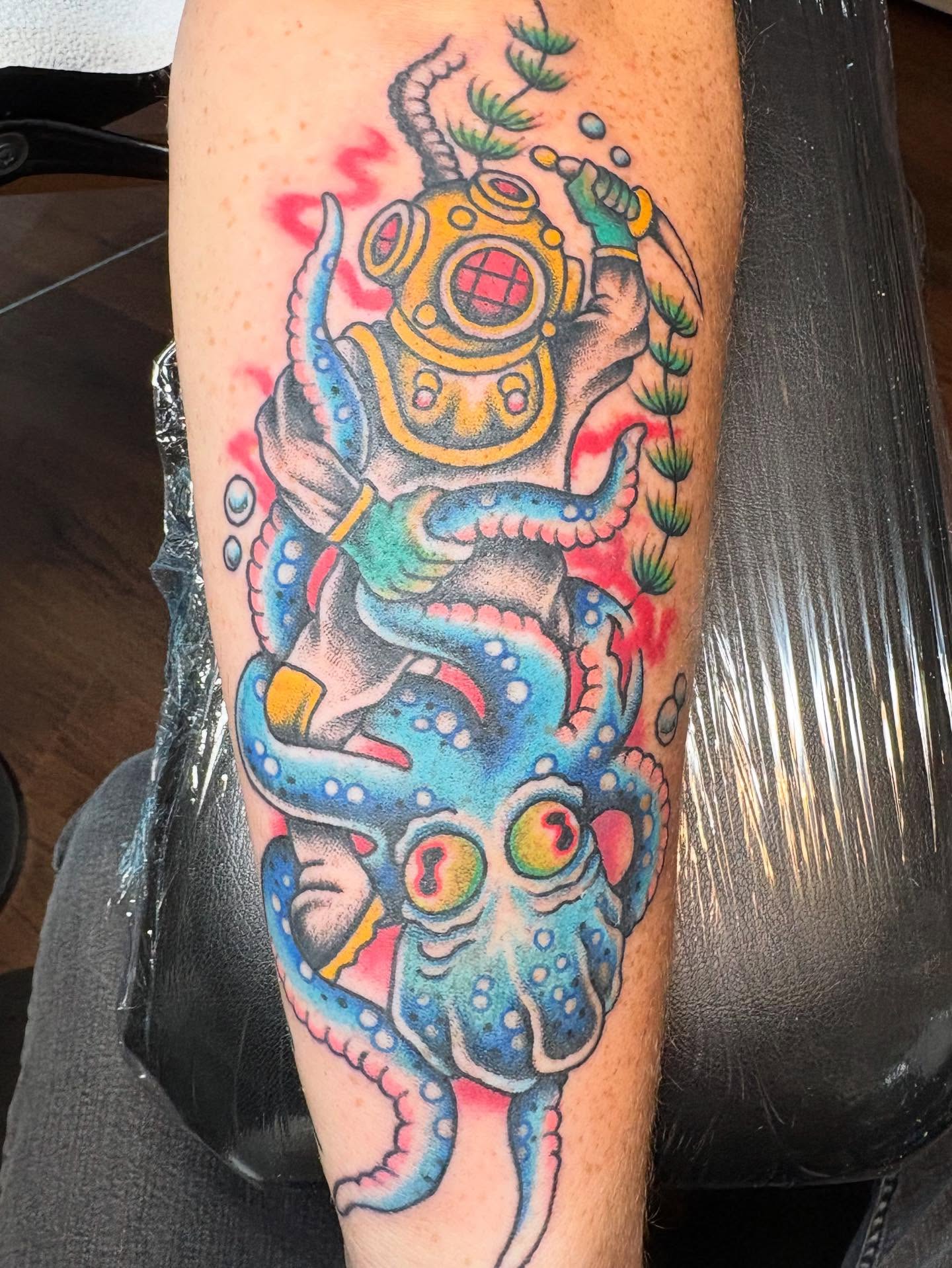 Tattoo by @connorcampbelltattoos — american_traditional, dotwork