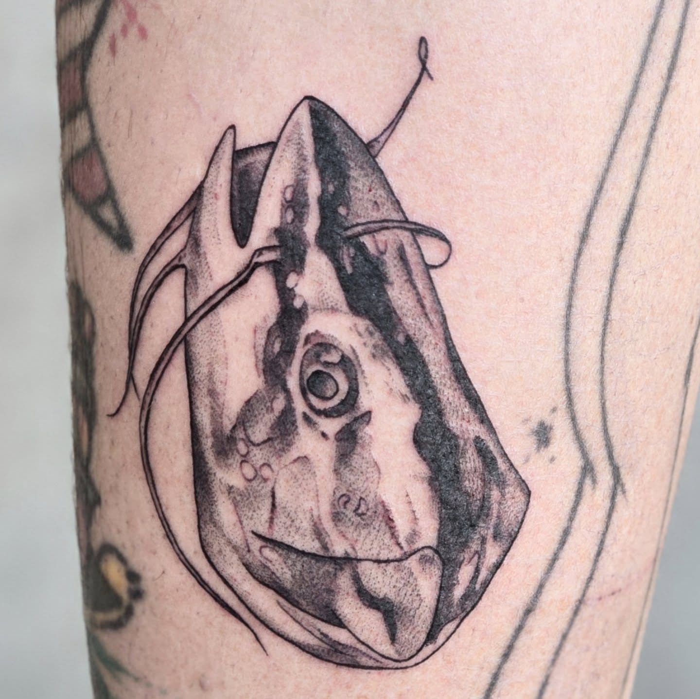 Tattoo by @myinklady — dotwork, realism