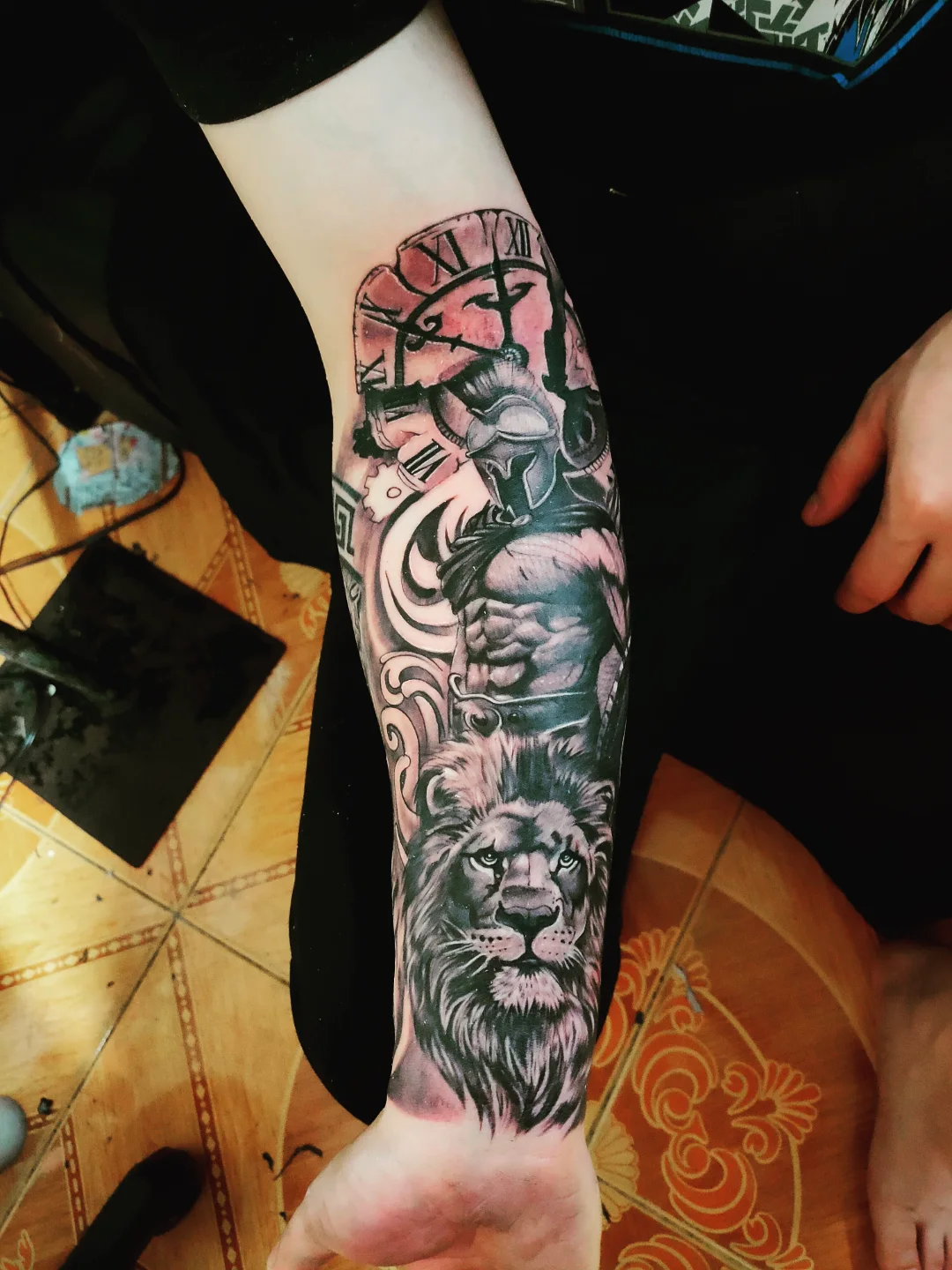 Tattoo by @r_a_tattoo — black_and_grey, realism