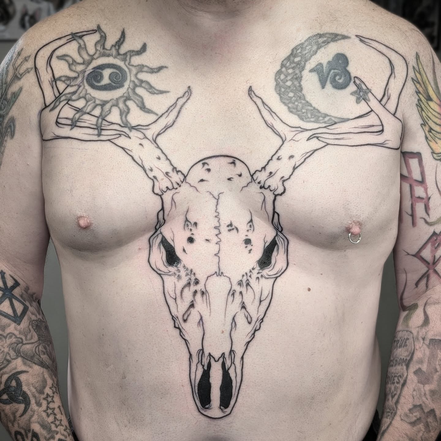 Tattoo by @estcoast — black_and_grey
