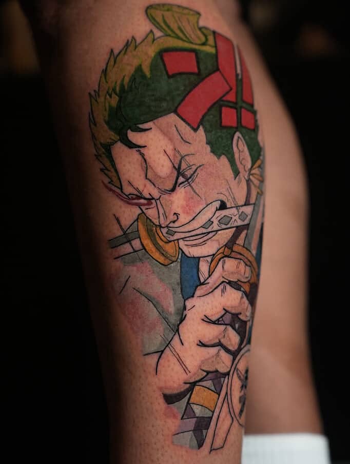 Tattoo by @dublink__ — anime
