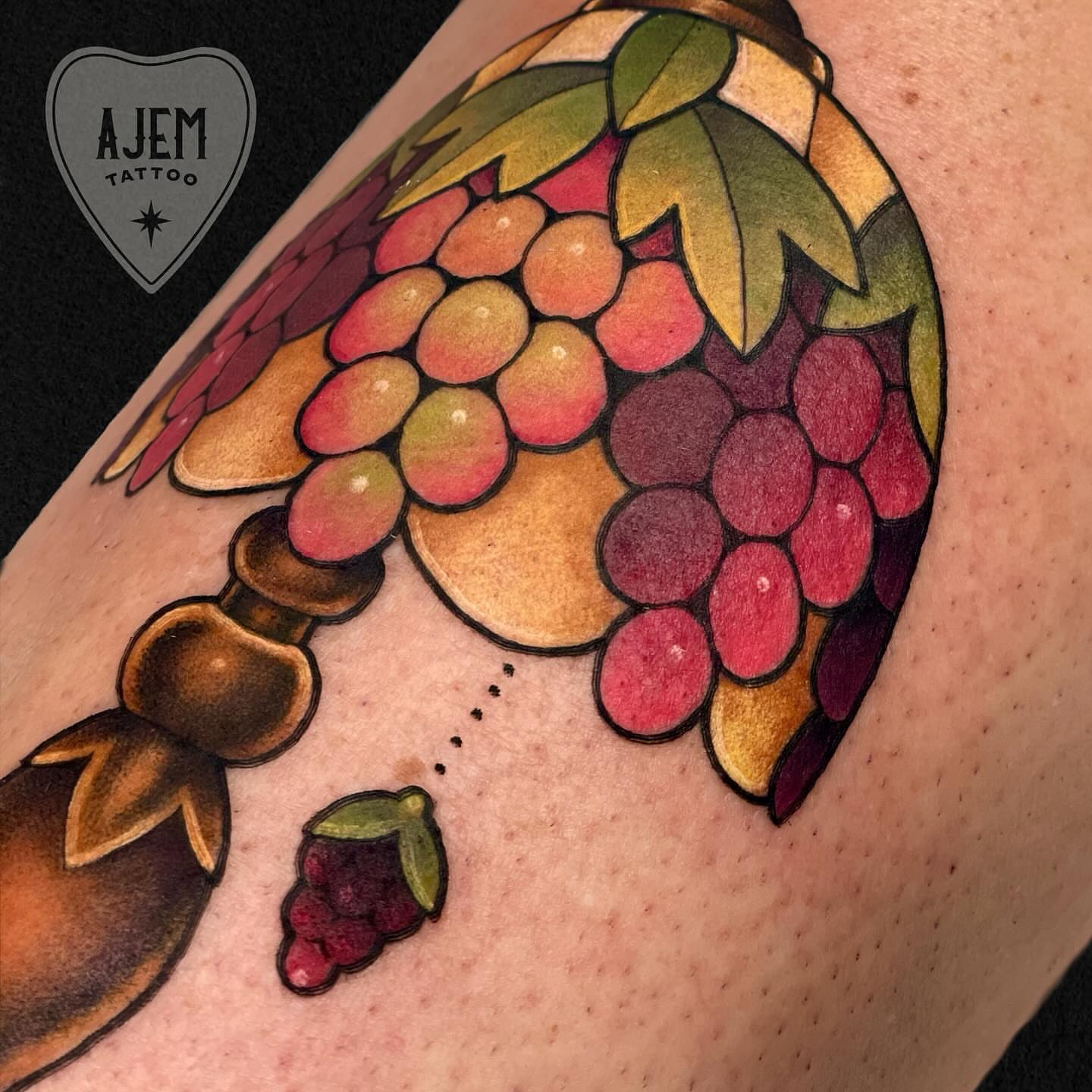 Tattoo by @ajemtattoo — dotwork