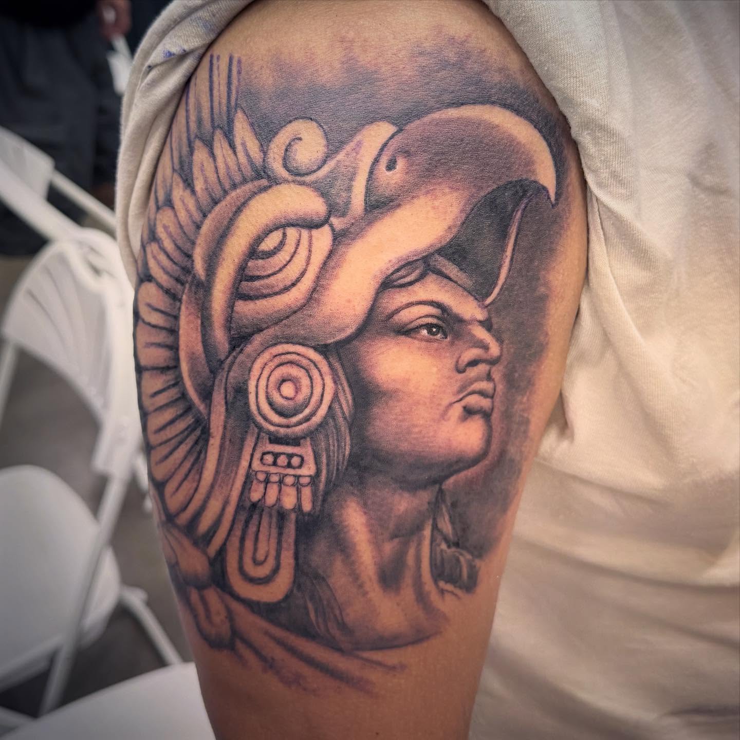 Tattoo by @inkandpaint551 — black_and_grey, realism