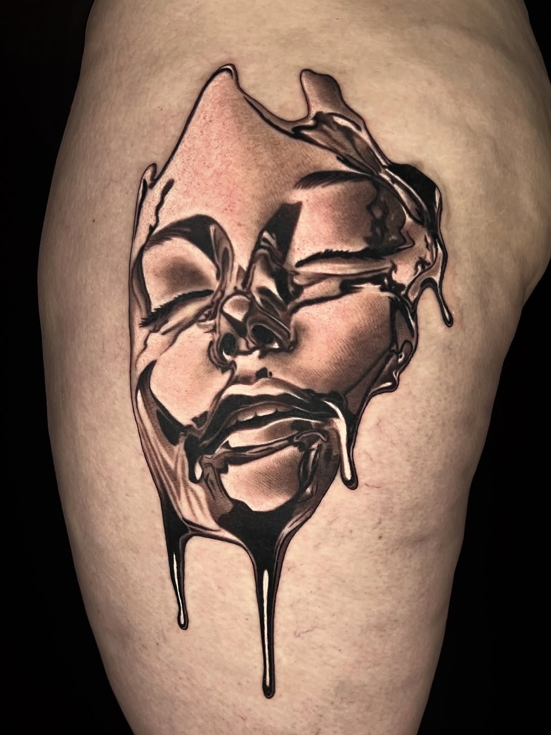 Tattoo by @jwells_tattoos — realism, black_and_grey