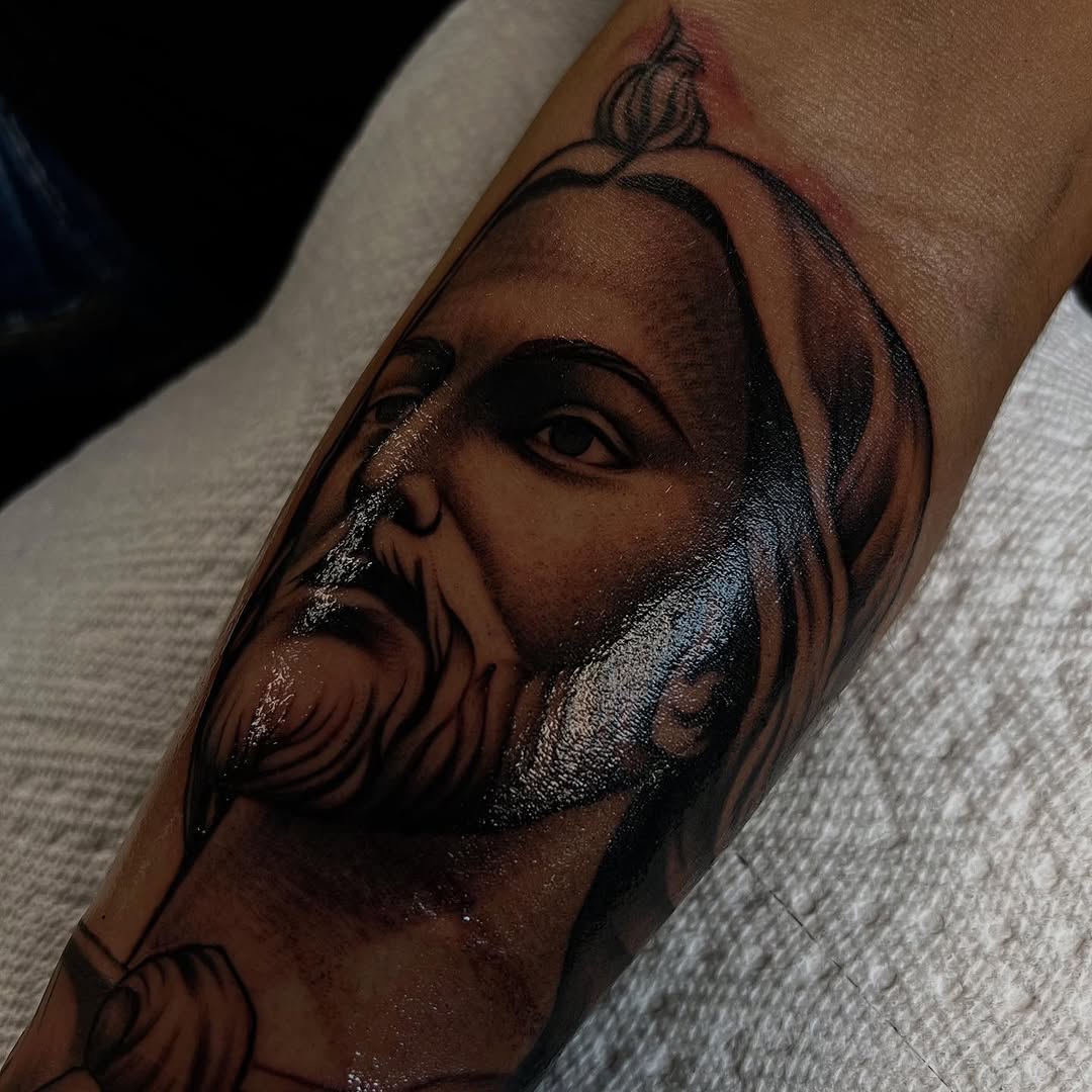 Tattoo by @whoiskaylacordova — black_and_grey, realism