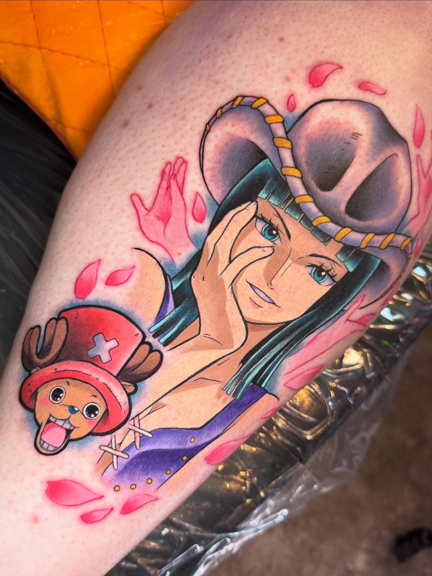 Tattoo by @alexis.tattoos — anime