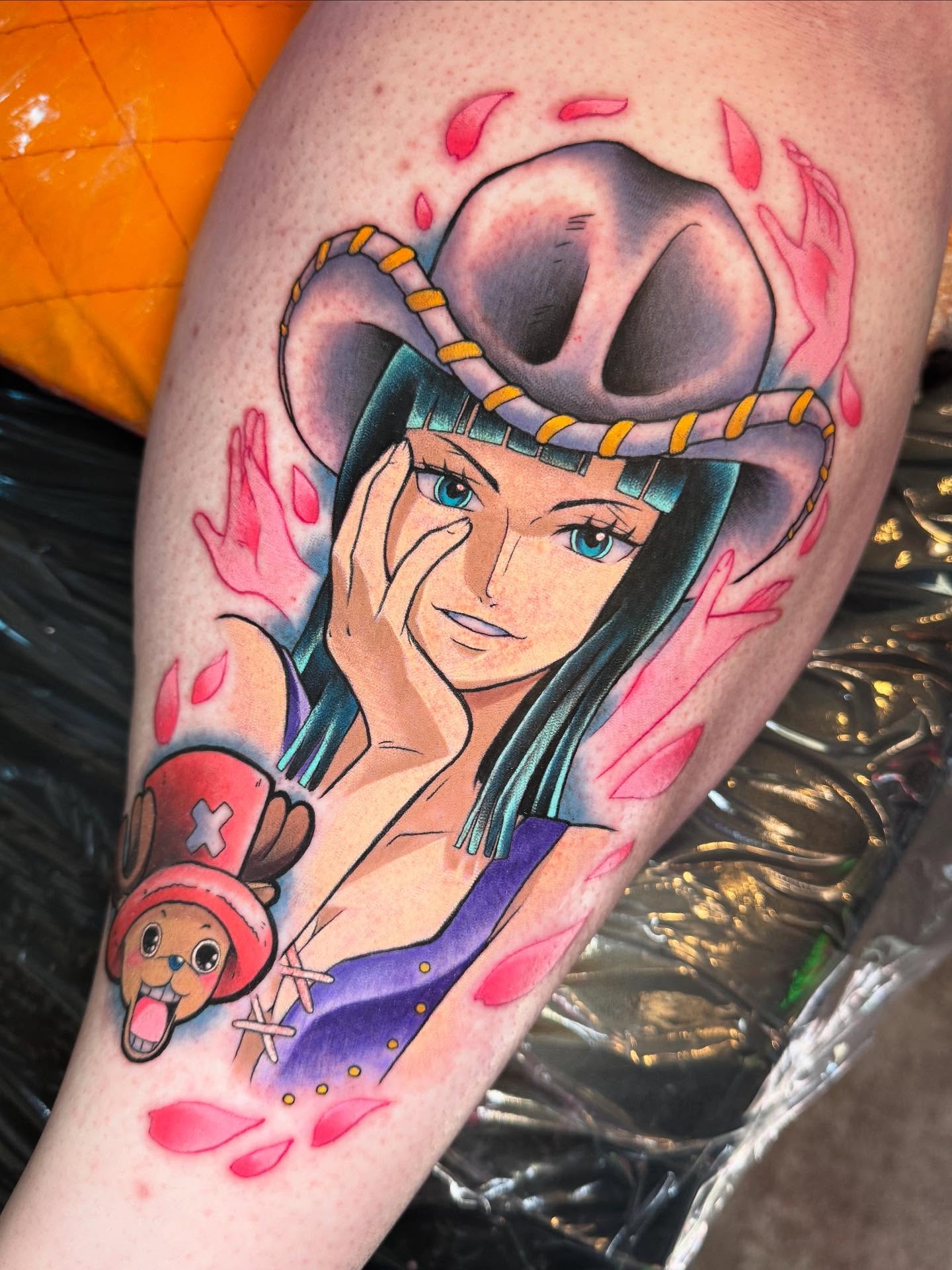Tattoo by @alexis.tattoos — anime, realism