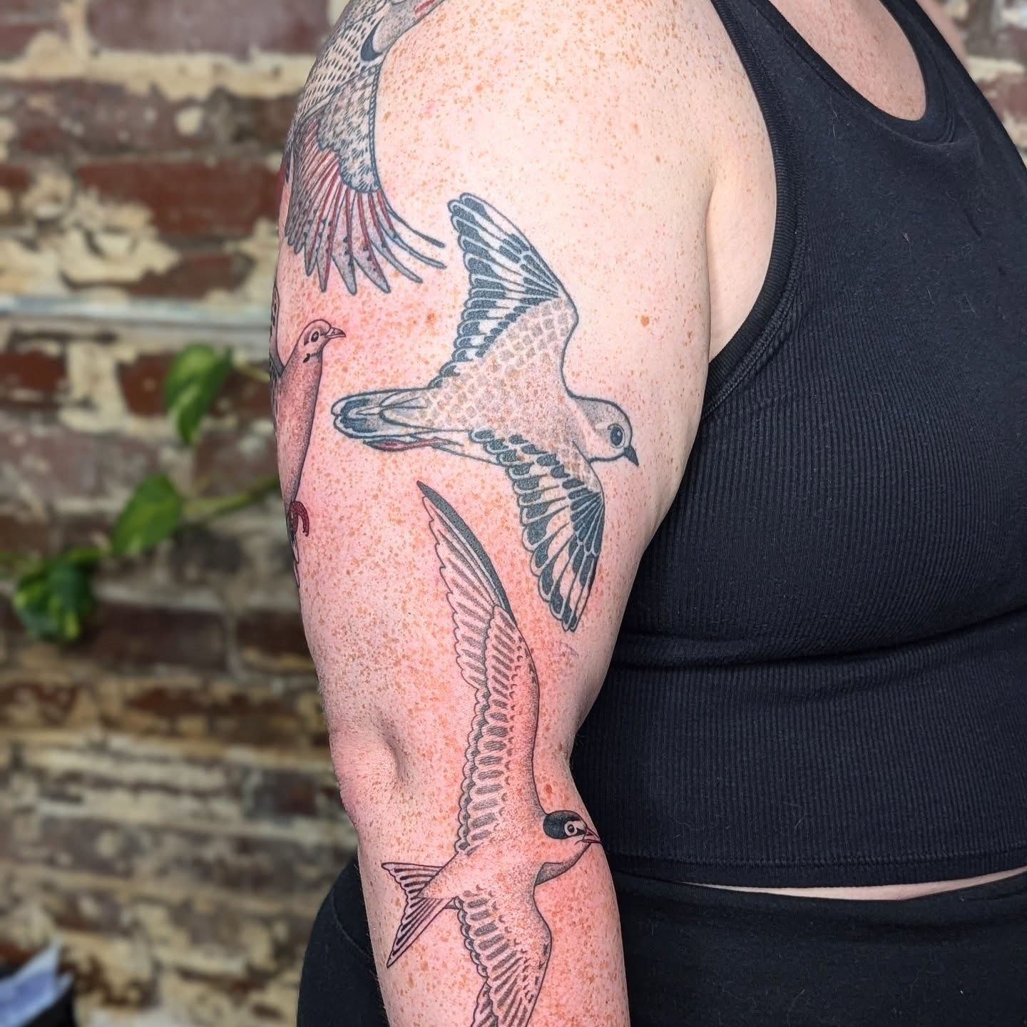 Tattoo by @elistudertattoo — dotwork