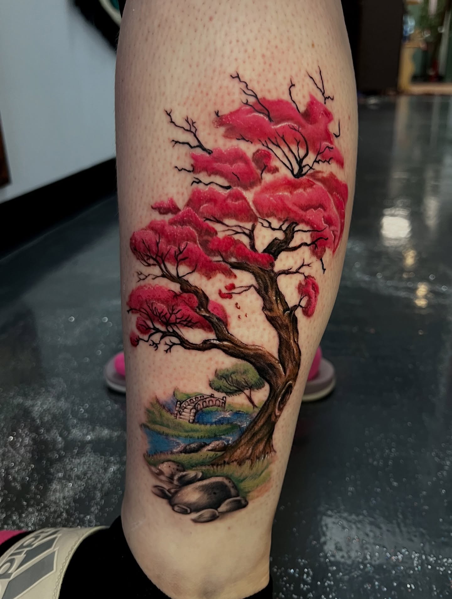 Tattoo by @tatsbysass — dotwork, realism