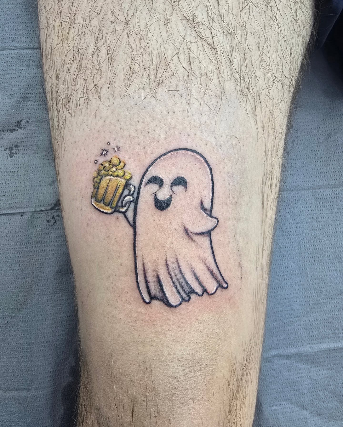 Tattoo by @tatpandaink — dotwork
