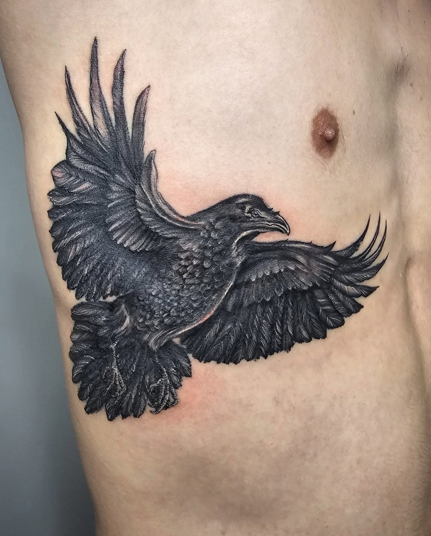 Tattoo by @tatpandaink — black_and_grey, realism
