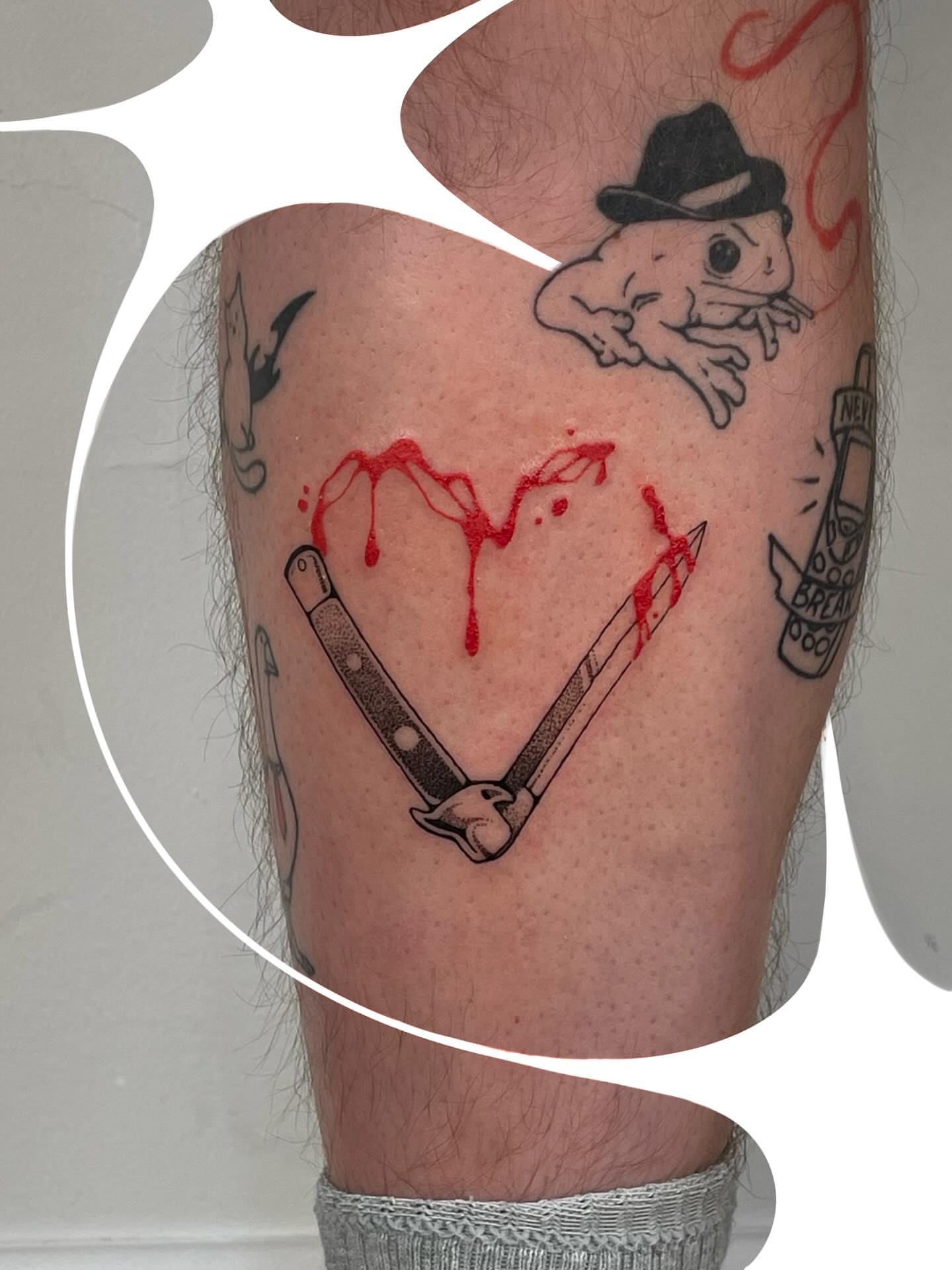 Tattoo by @gloomtimes — black_and_grey