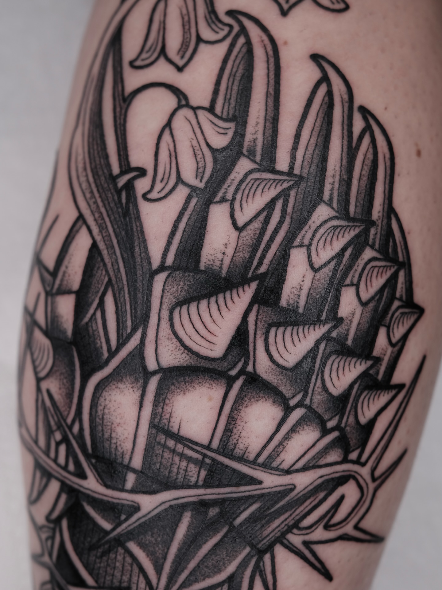 Tattoo by @kylepatricktattoo — black_and_grey