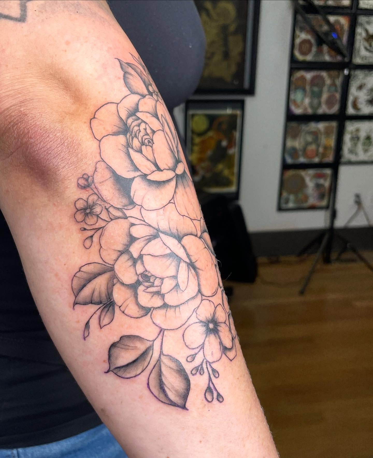 Tattoo by @inkedbyharlow โ black_and_grey