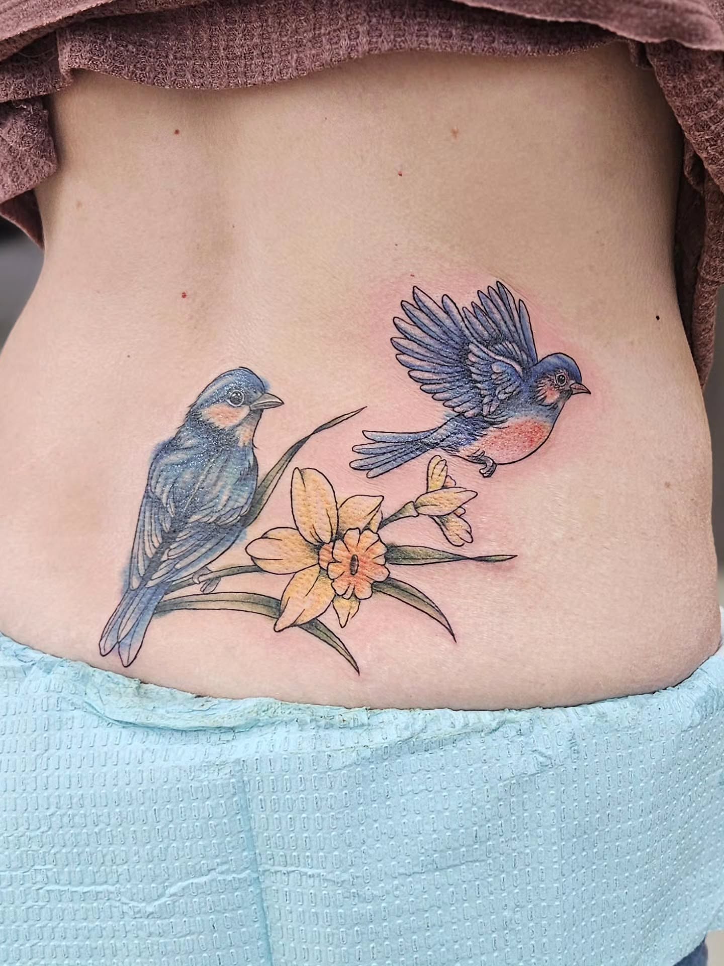 Tattoo by @jordanna_pearl — realism, watercolor