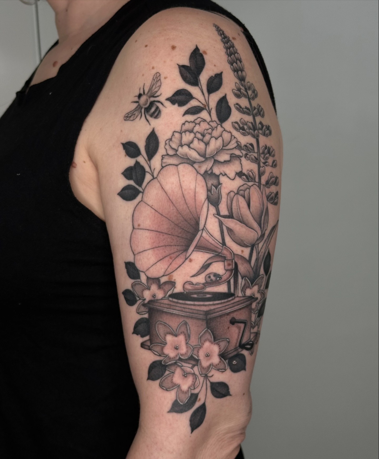 Tattoo by @perreault.productions — black_and_grey