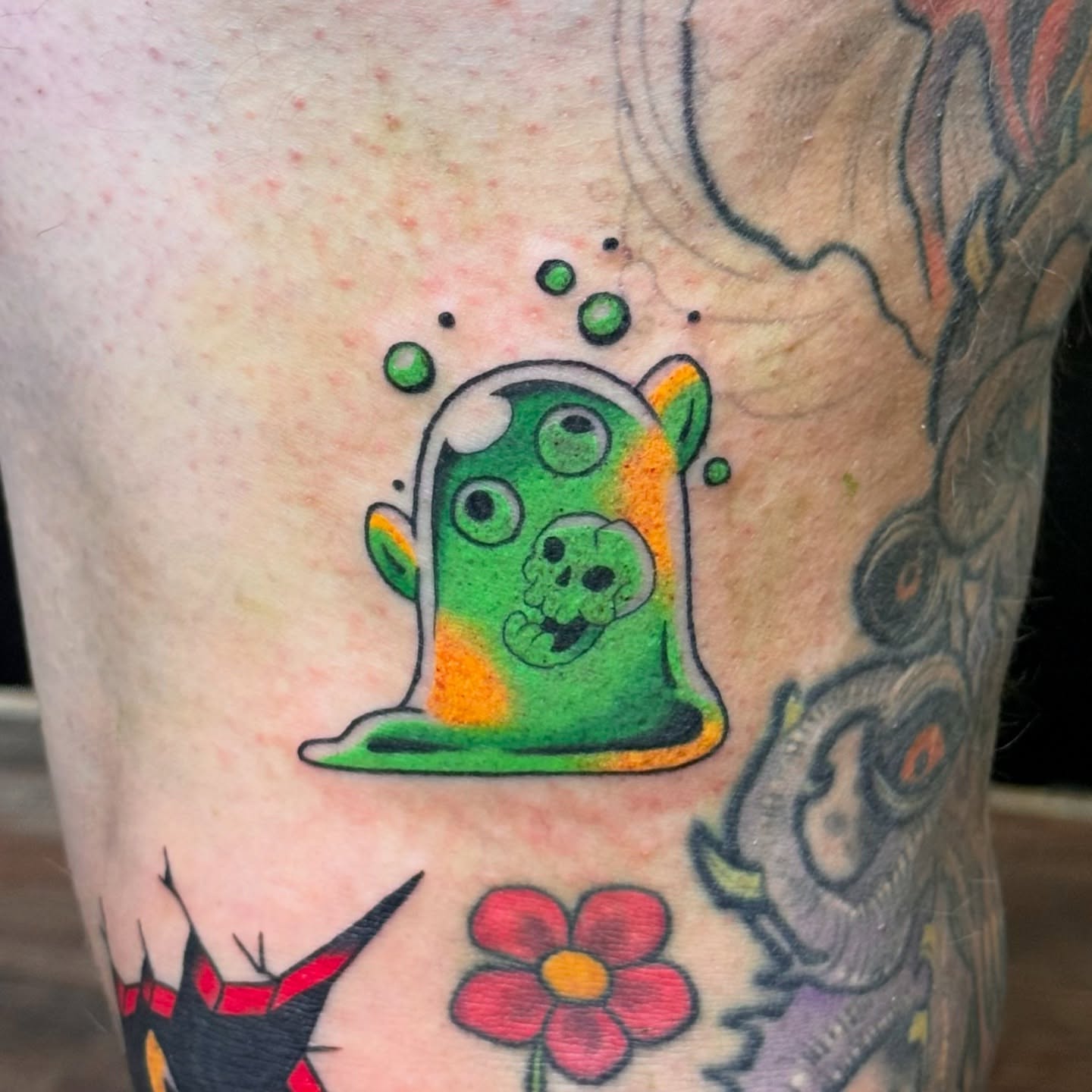 Tattoo by @_lazy.bones_ — new_school