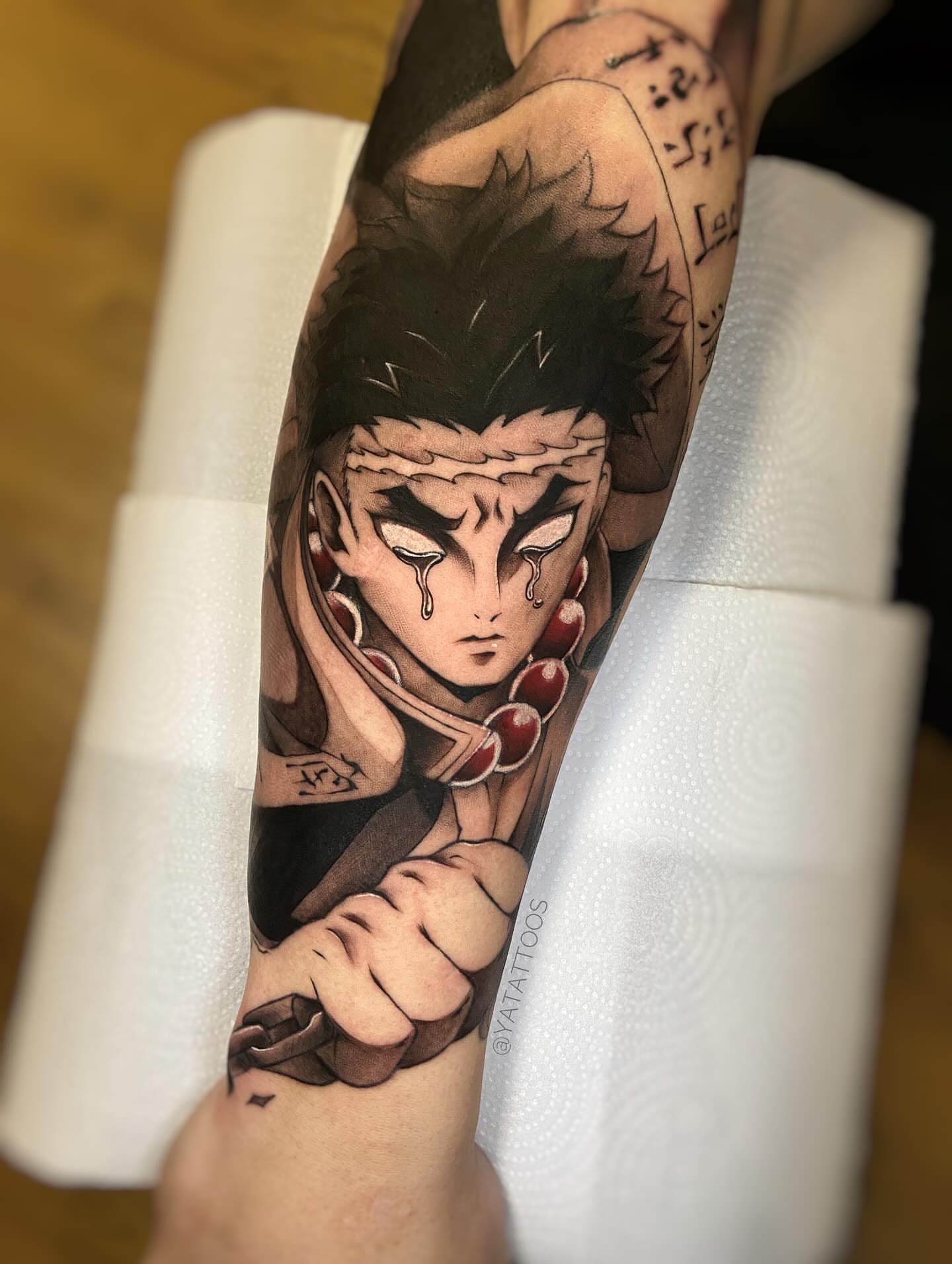 Tattoo by @yatattoos — anime