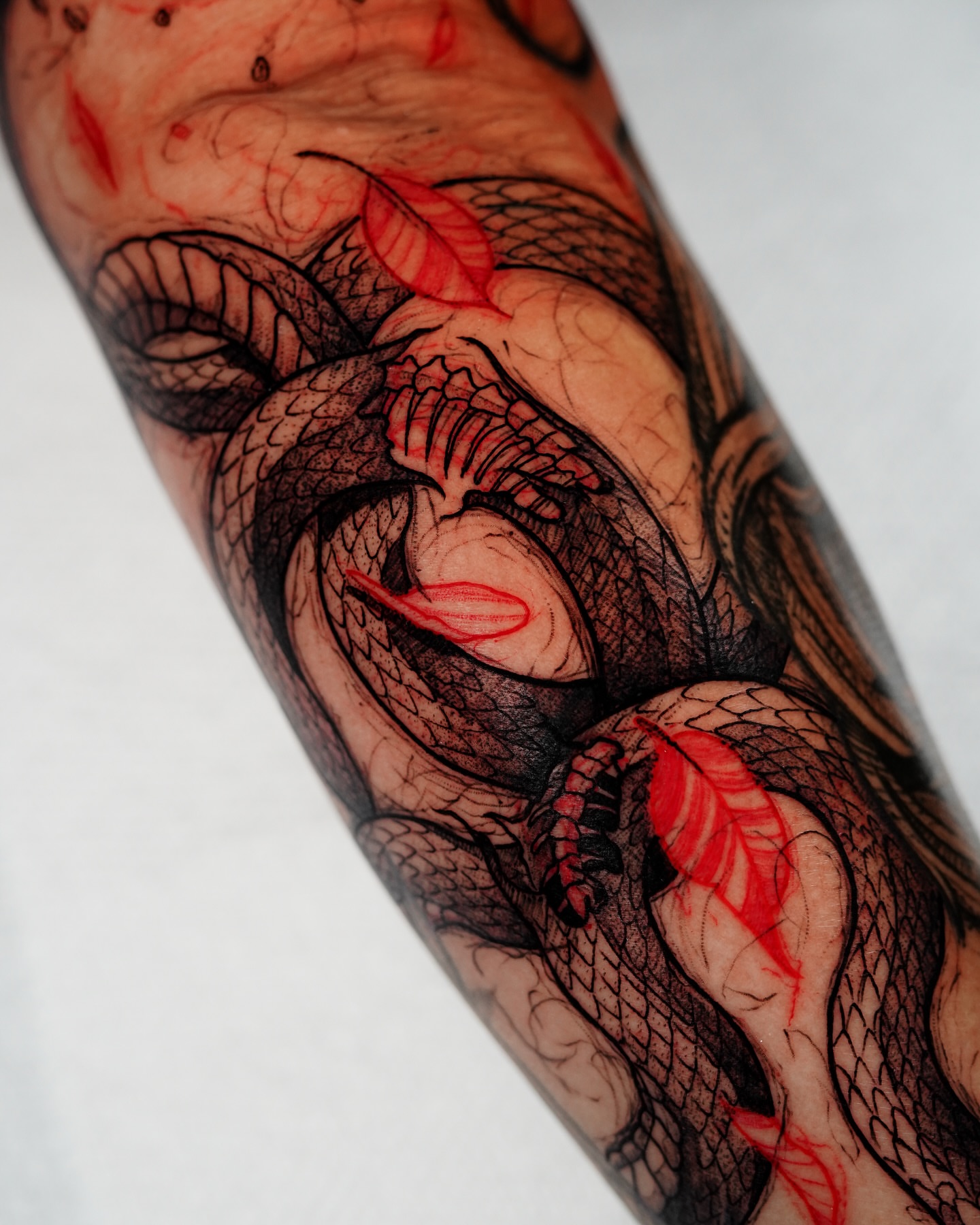 Tattoo by @doomedtattoo — black_and_grey