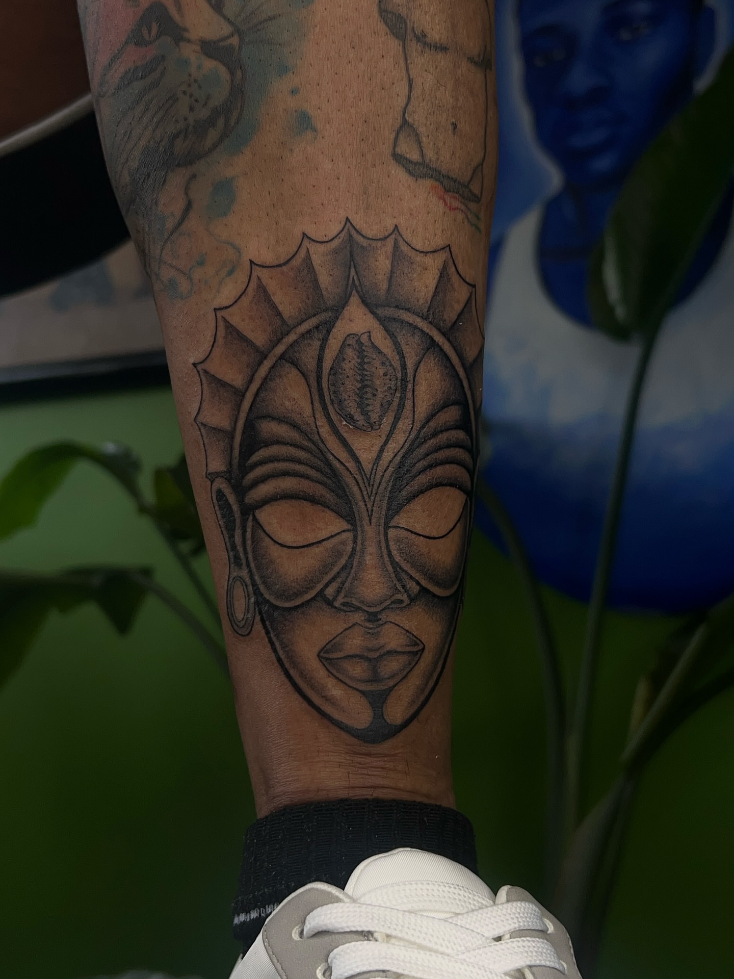 Tattoo by @pokedbyclo — black_and_grey