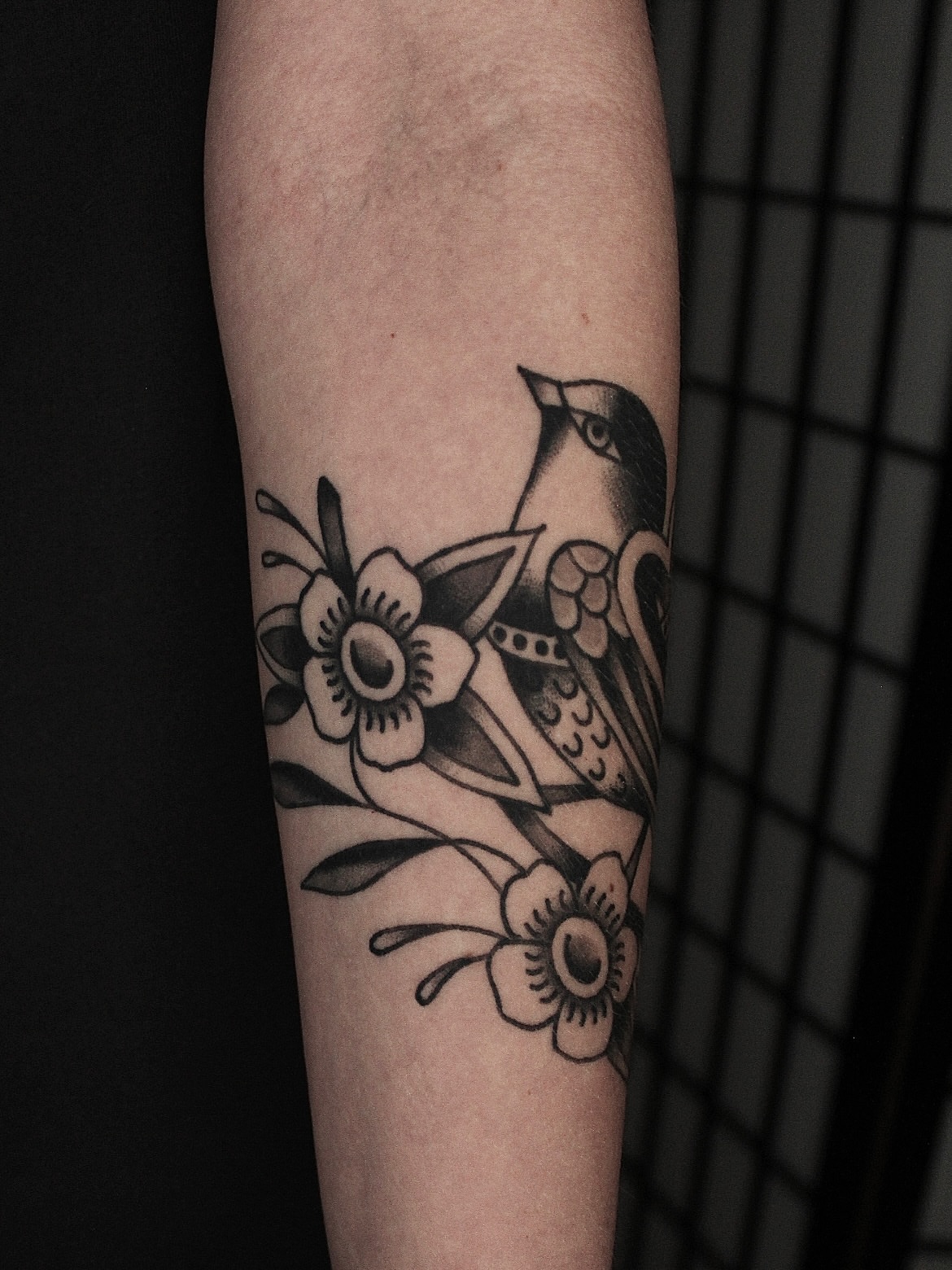 Tattoo by @dustinstemen โ black_and_grey