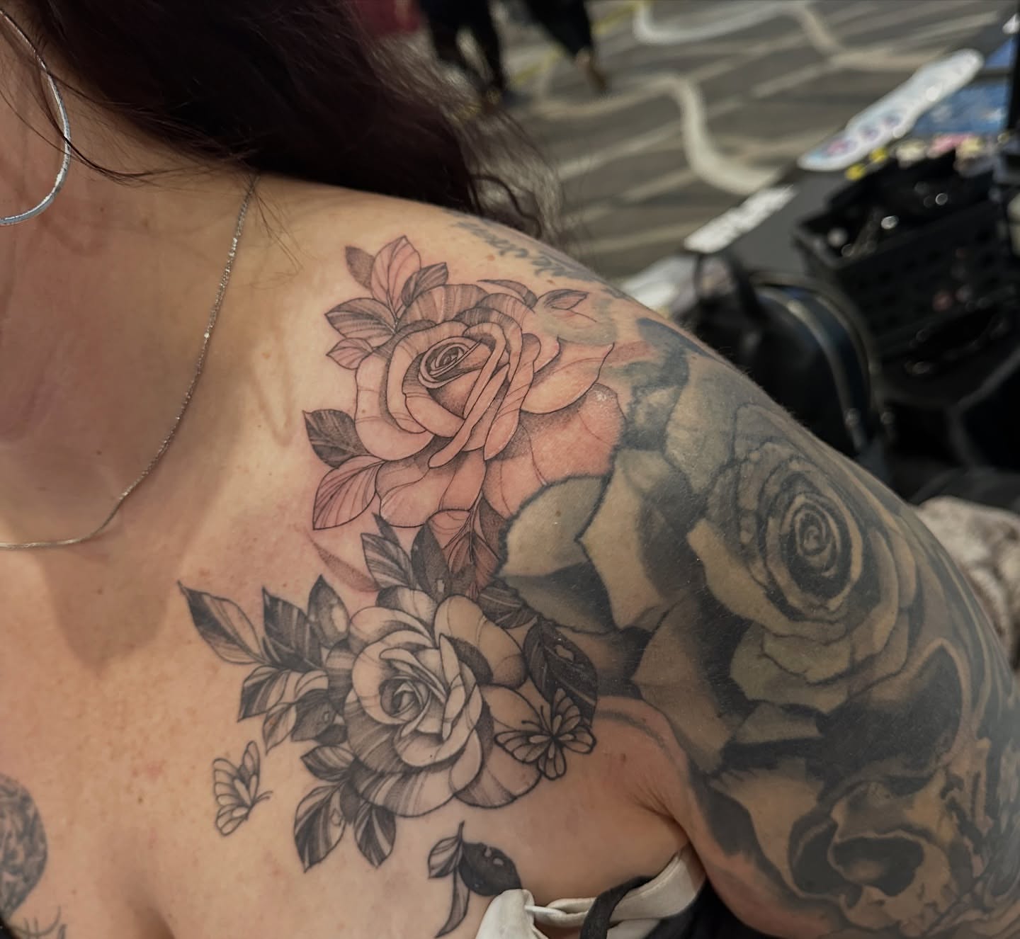 Tattoo by @d.ismailovink — black_and_grey
