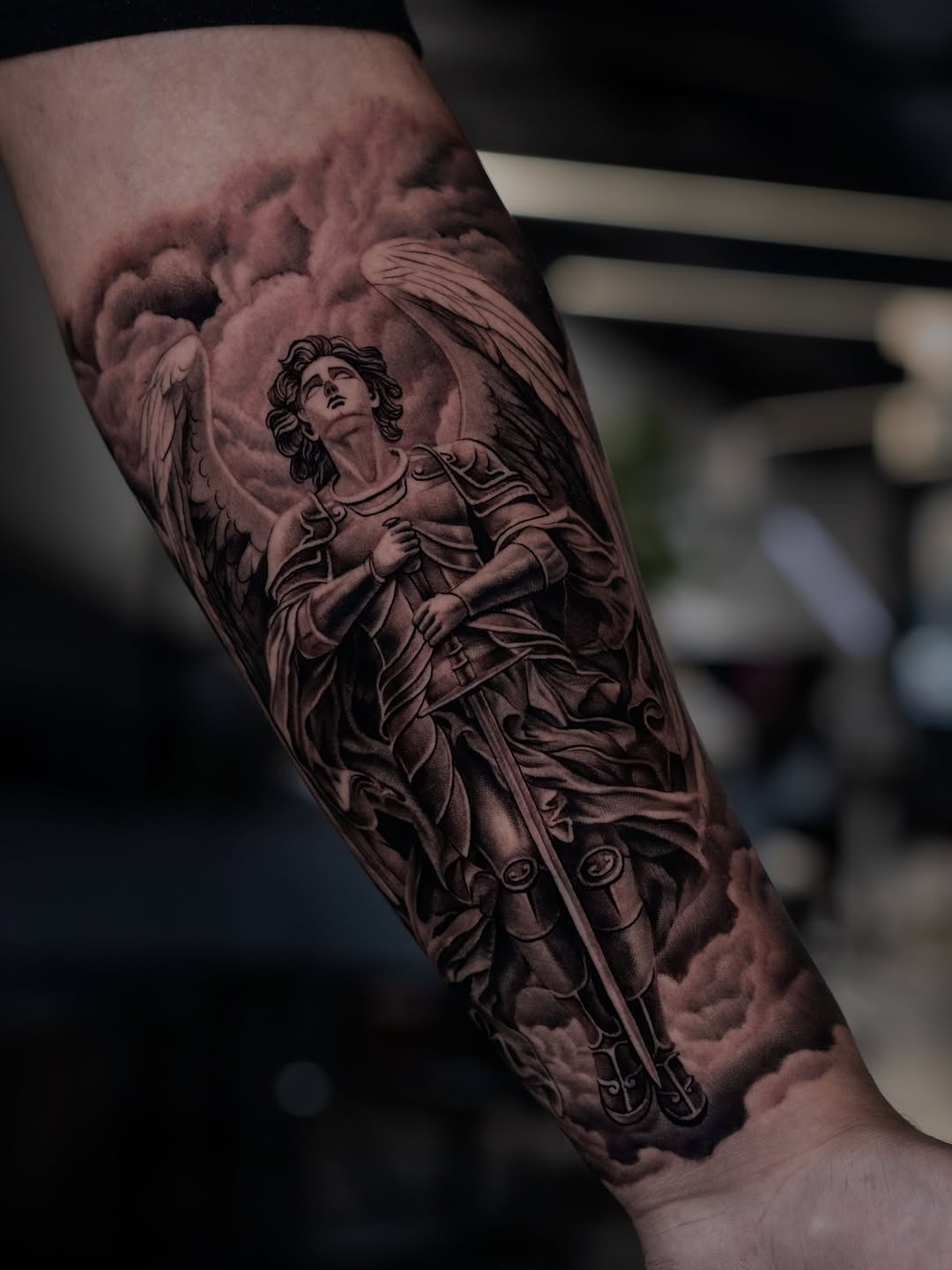 Tattoo by @rendertattoo β realism, black_and_grey
