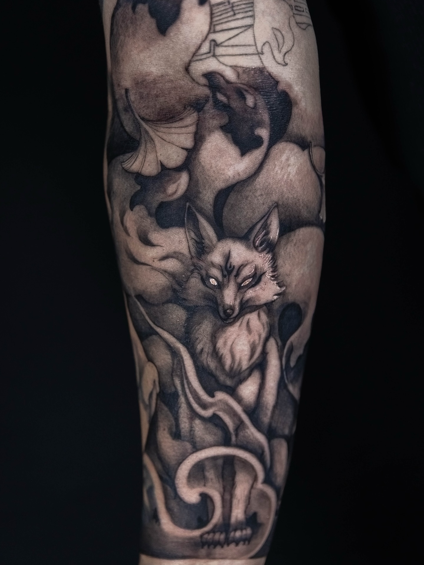 Fox realism tattoo on the forearm by LaurenBeez