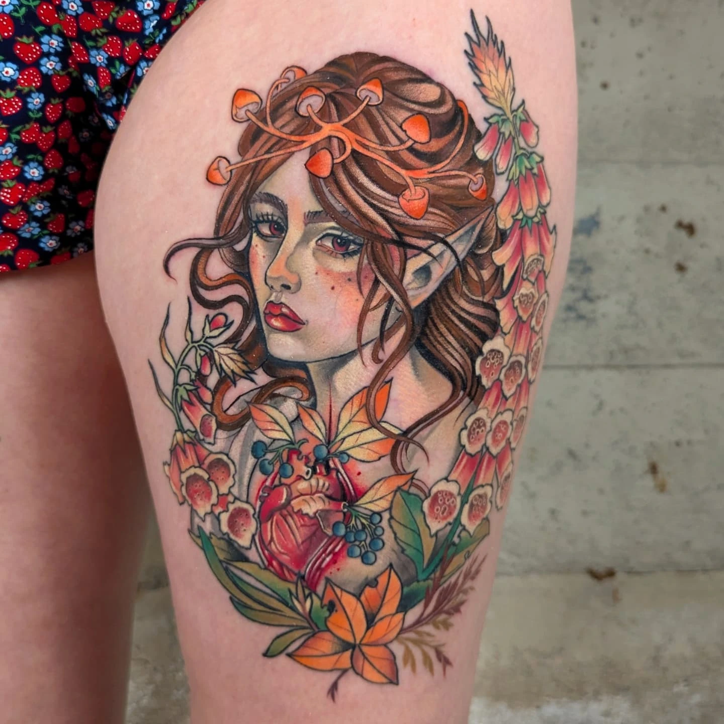Tattoo by @evey.lp — realism, watercolor