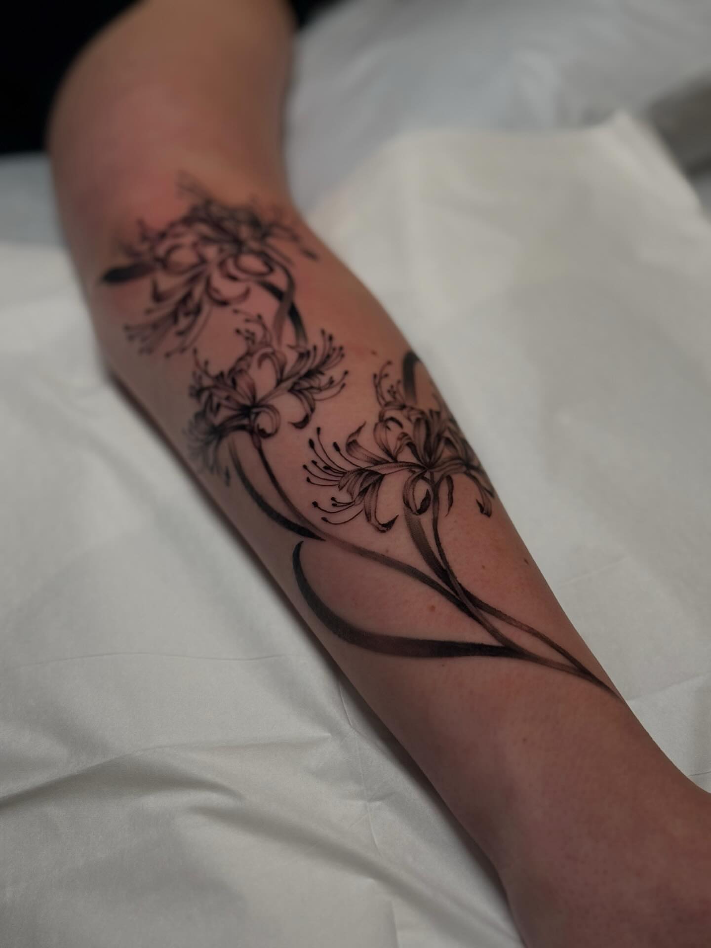 Tattoo by @kassidilla_tattoos — black_and_grey