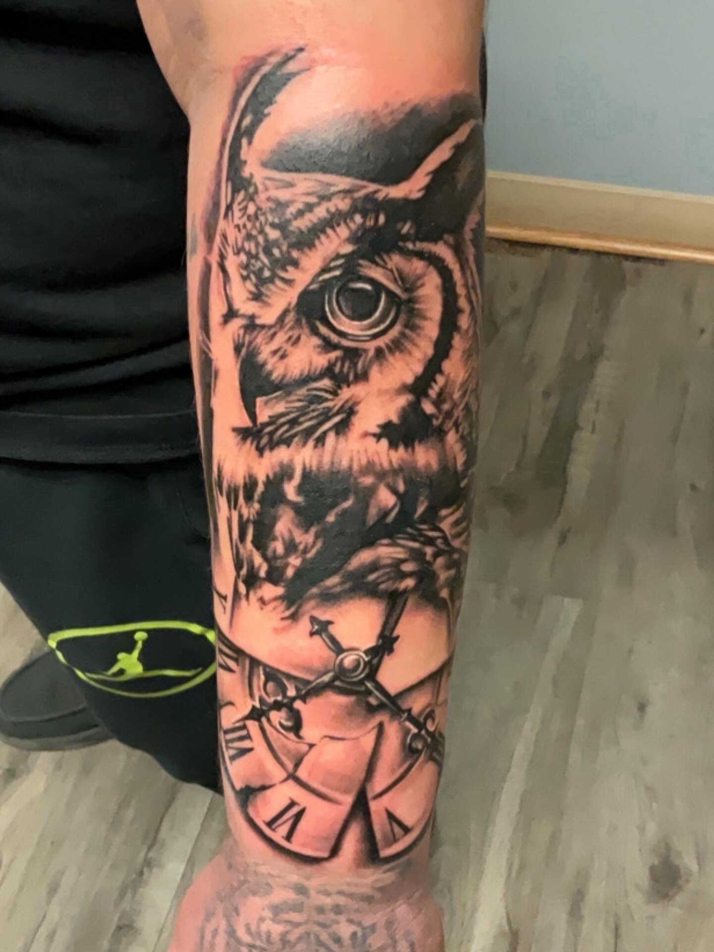 Tattoo by @jesusmunster — realism, black_and_grey