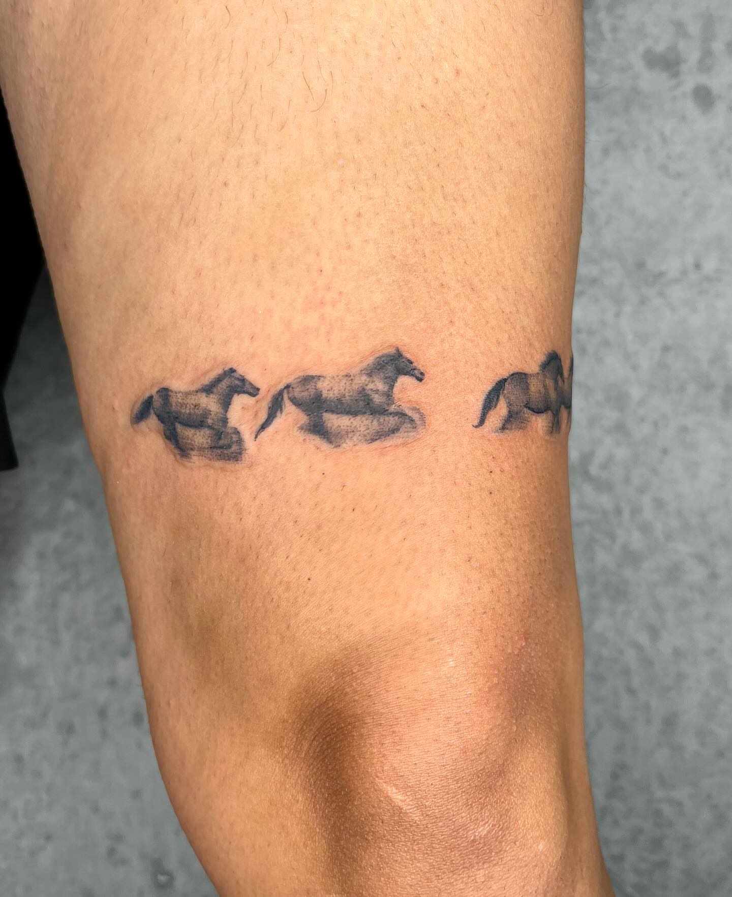 Tattoo by @enjolieart — black_and_grey
