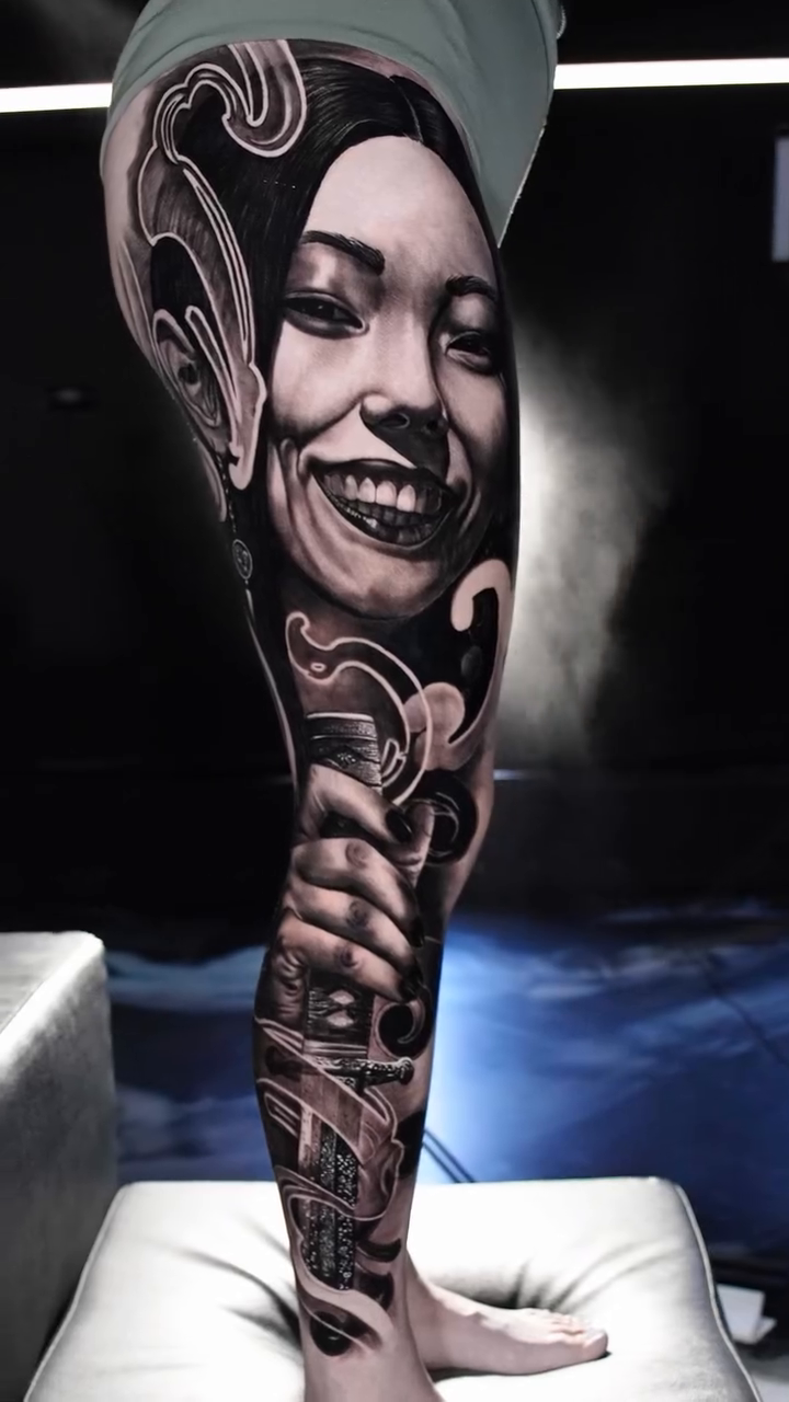 Tattoo by @inkmeupt — realism, black_and_grey