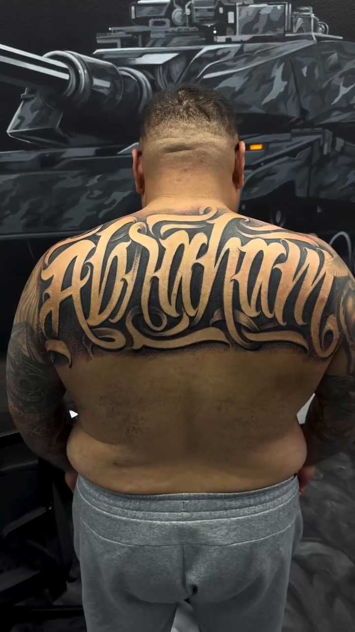 Tattoo by @ironeyestattoo — lettering_script