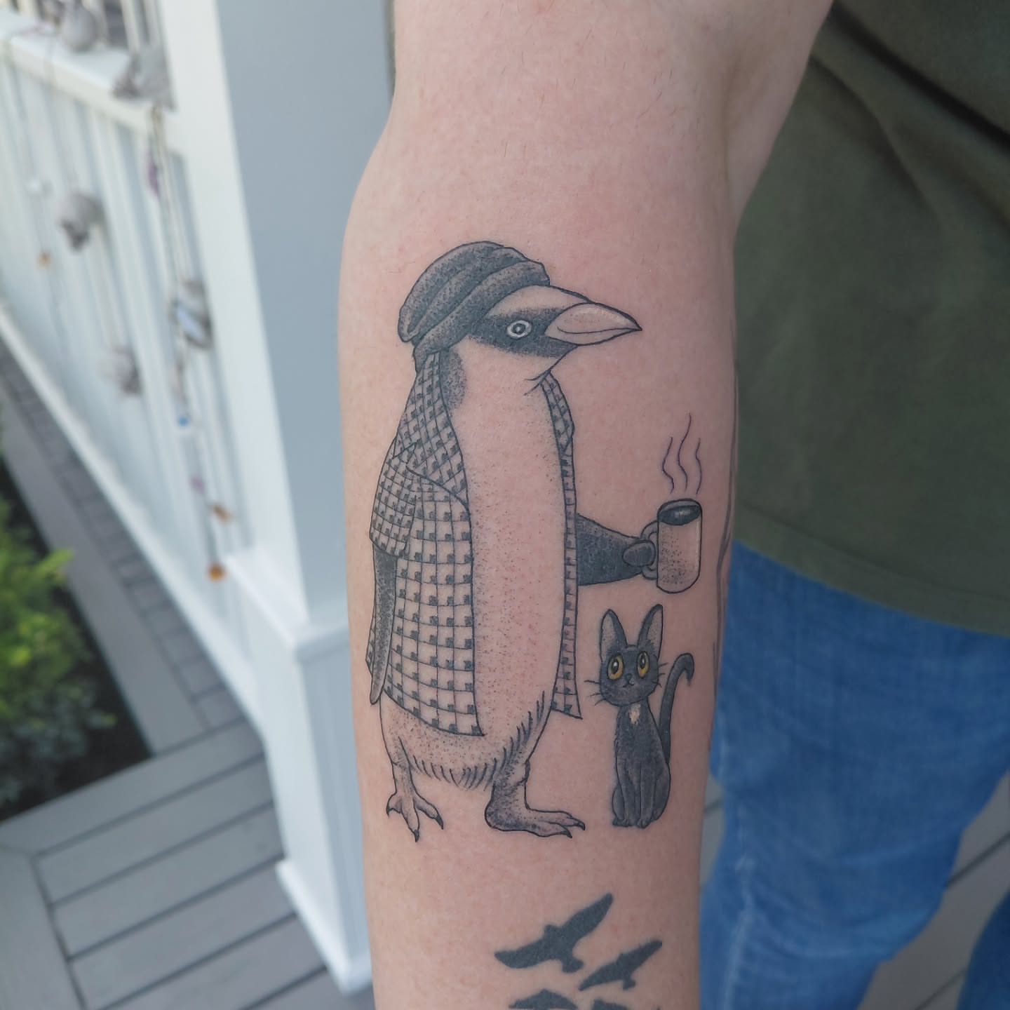 Tattoo by @colinbryanttattoo — black_and_grey