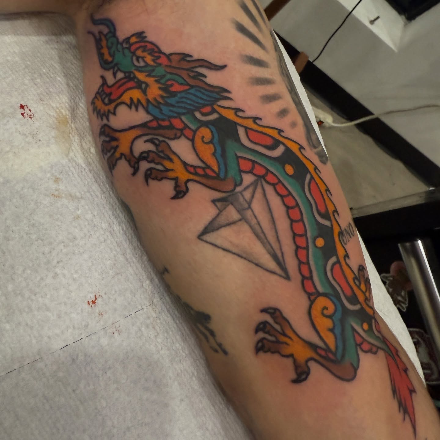 Tattoo by @tattooerjan8 — american_traditional, geometric