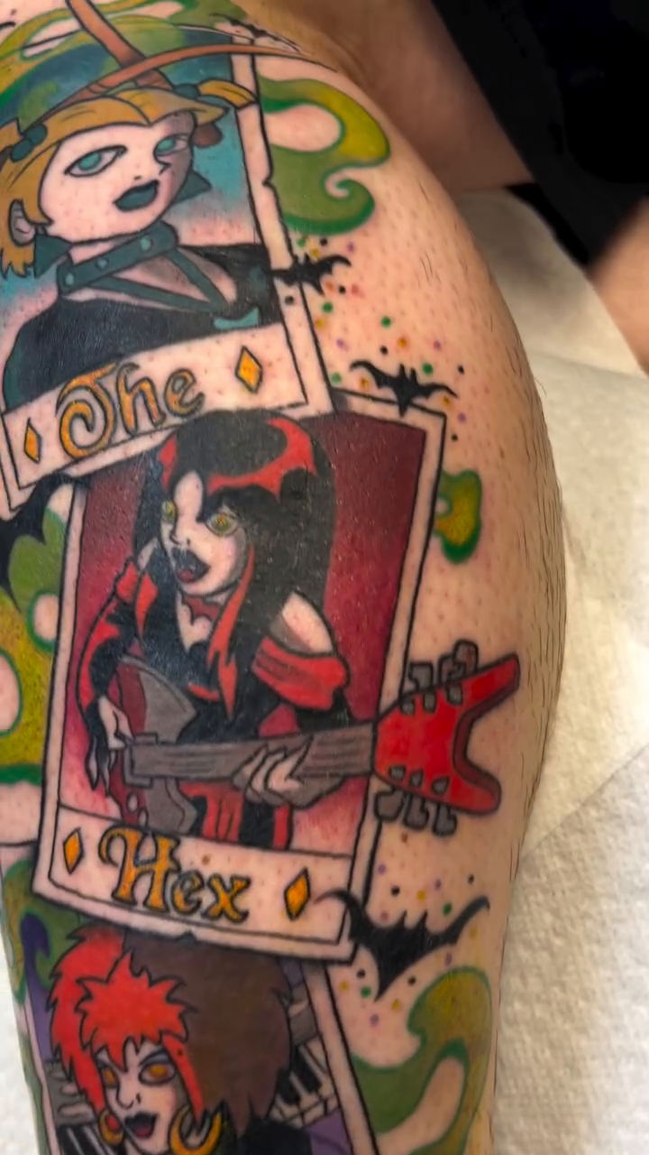 Tattoo by @wildwitchcraft — new_school, anime
